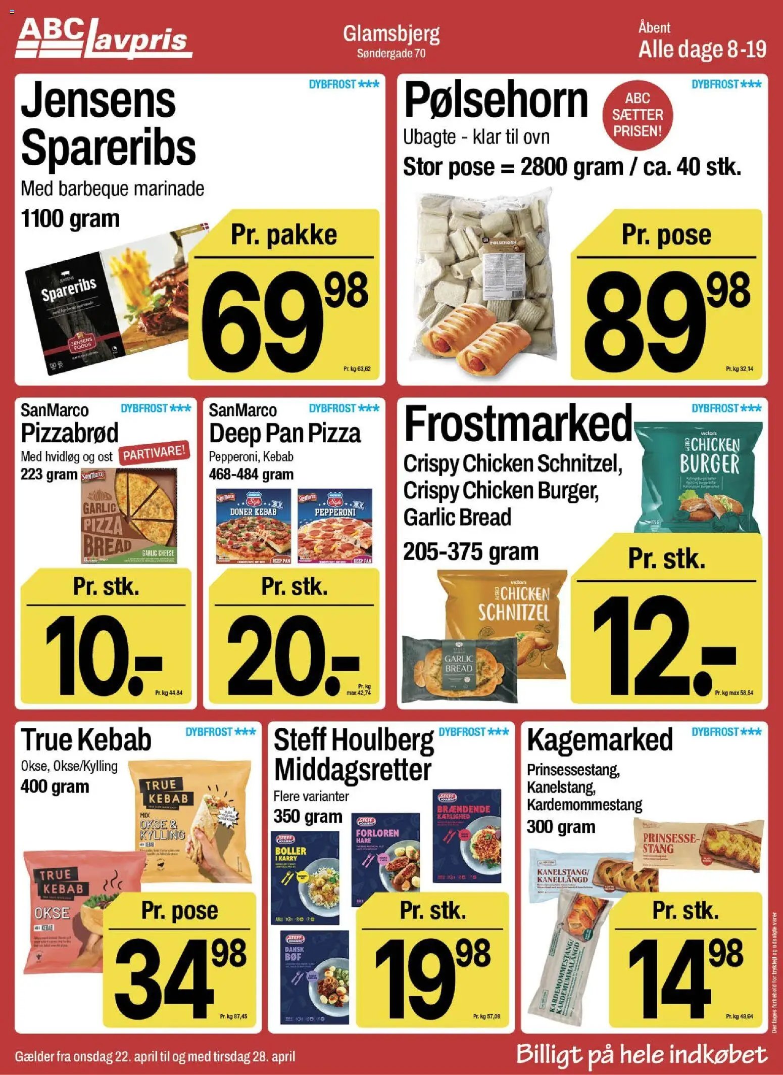 Abc Lavpris tilbudsavis fra 22/04/2026 Abc Lavpris - Glamsbjerg