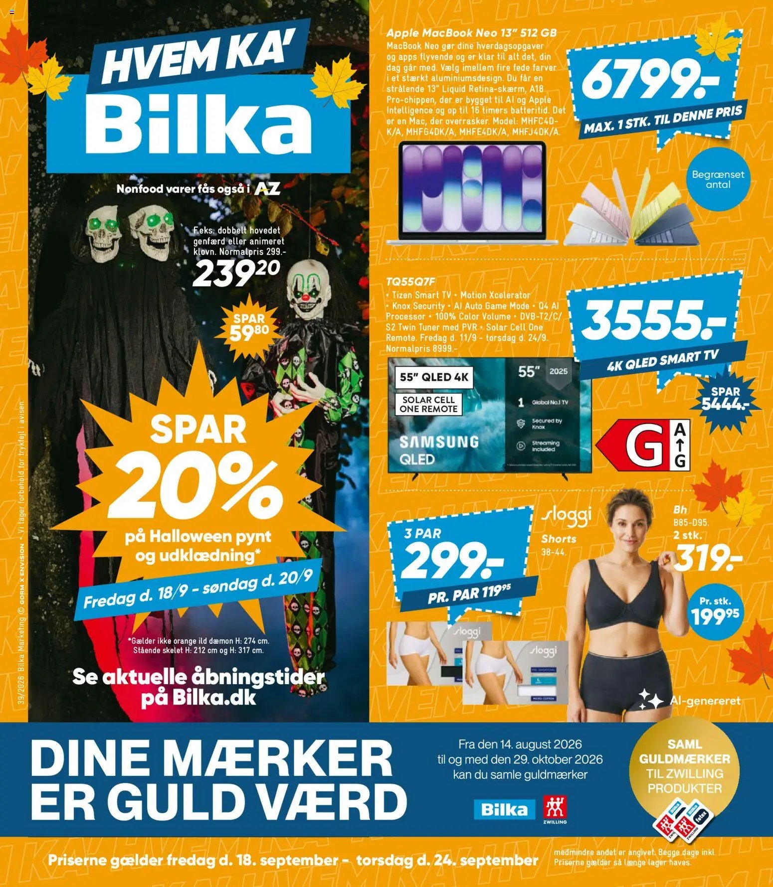 Bilka tilbudsavis fra 18/09/2026 Bilka - Nonfood