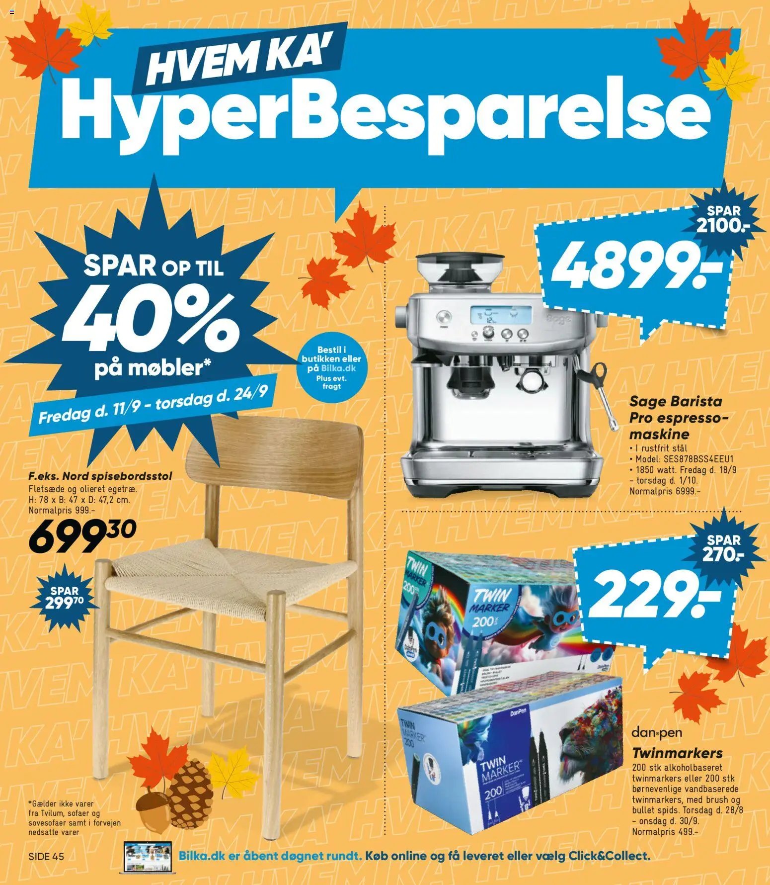 Bilka tilbudsavis fra 18/09/2026 Bilka - Nonfood