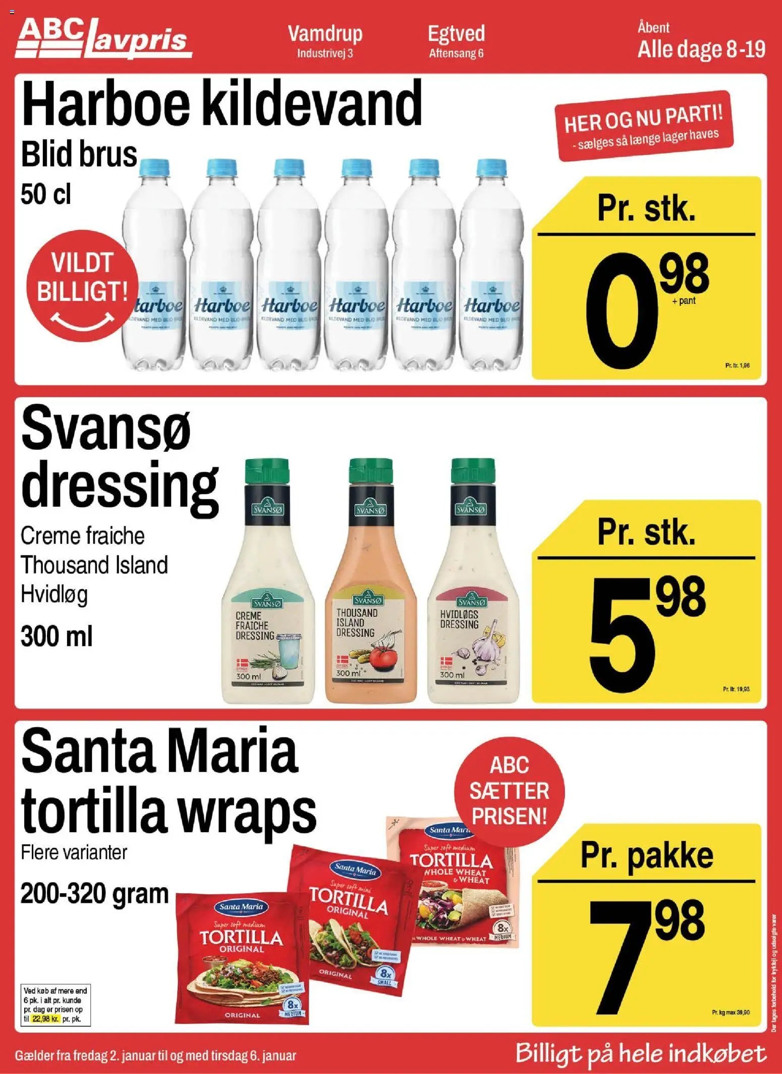 Abc Lavpris tilbudsavis fra 02/01/2026 Vamdrup