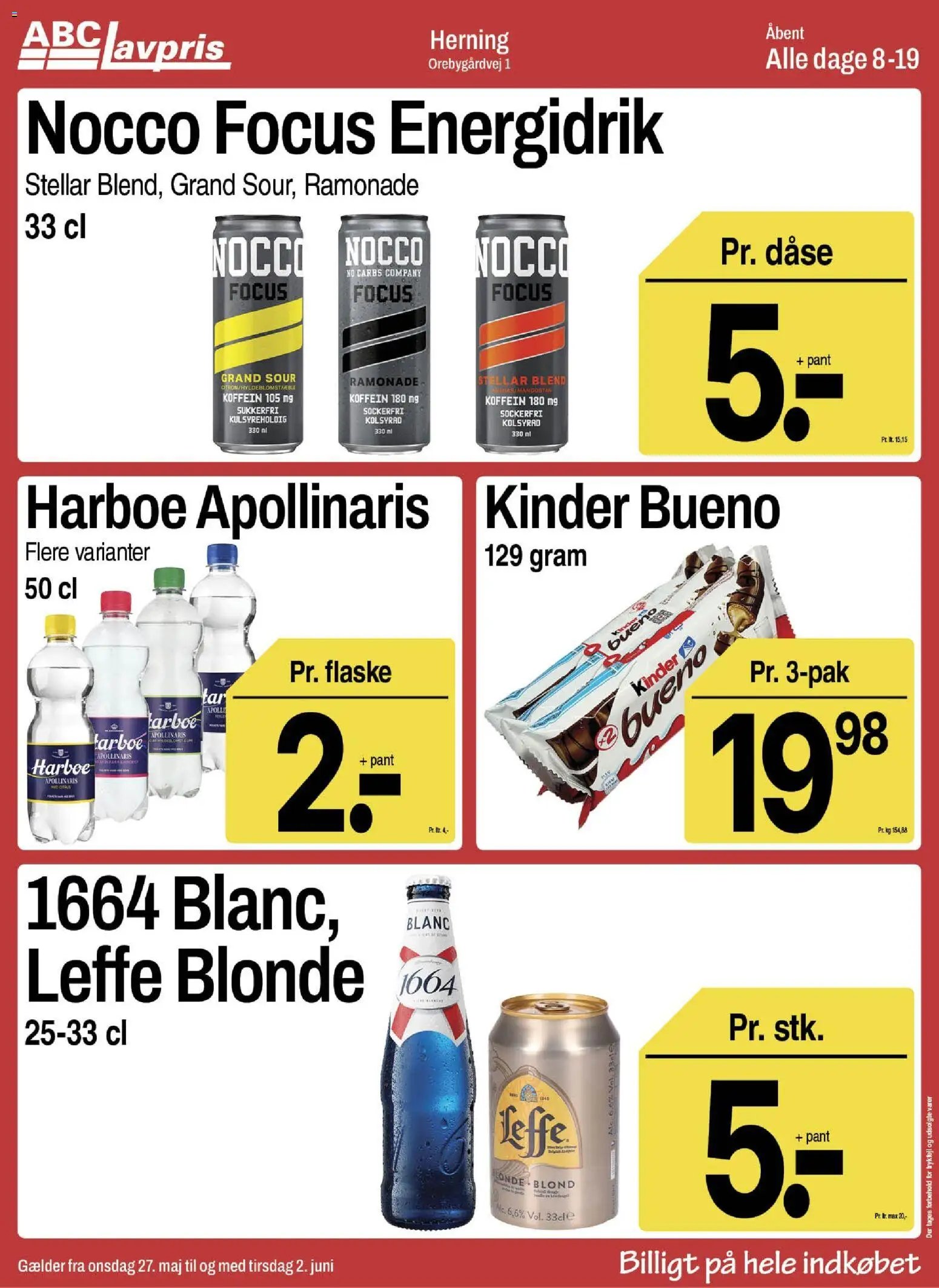 Abc Lavpris tilbudsavis fra 27/05/2026 Abc Lavpris - Herning
