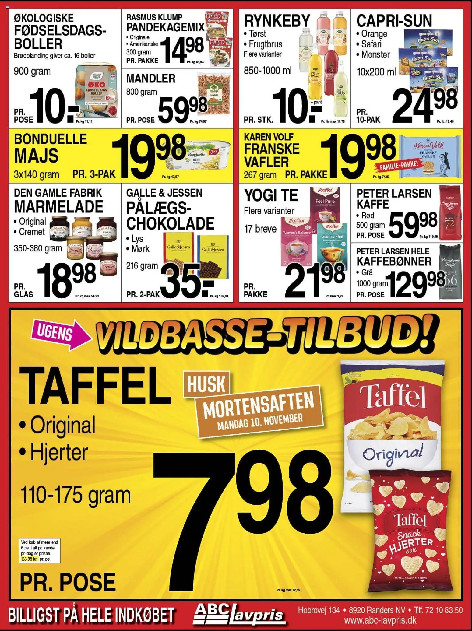Abc Lavpris tilbudsavis fra 29/10/2025 Randers NV