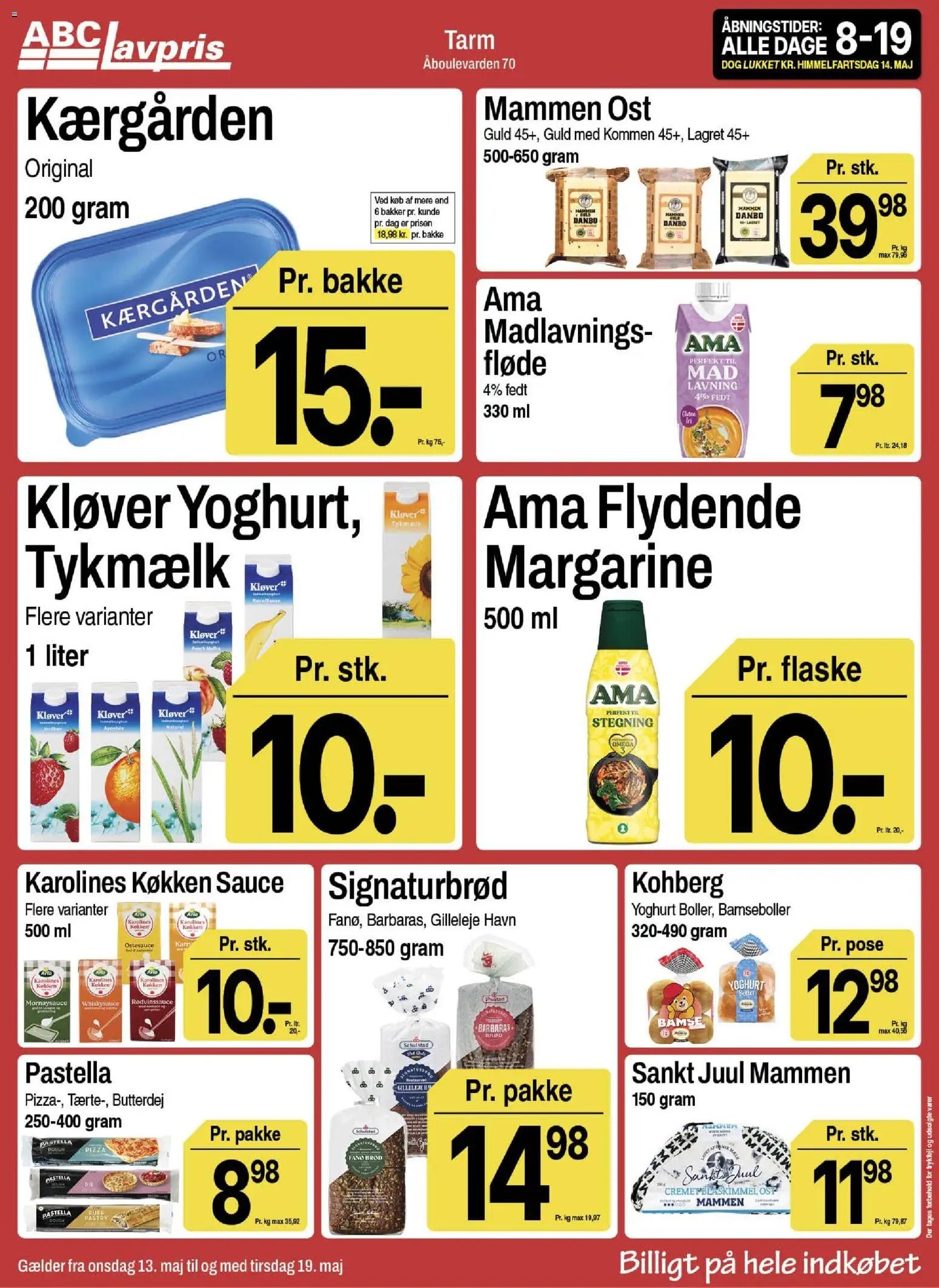 Abc Lavpris tilbudsavis fra 13/05/2026 Abc Lavpris - Tarm