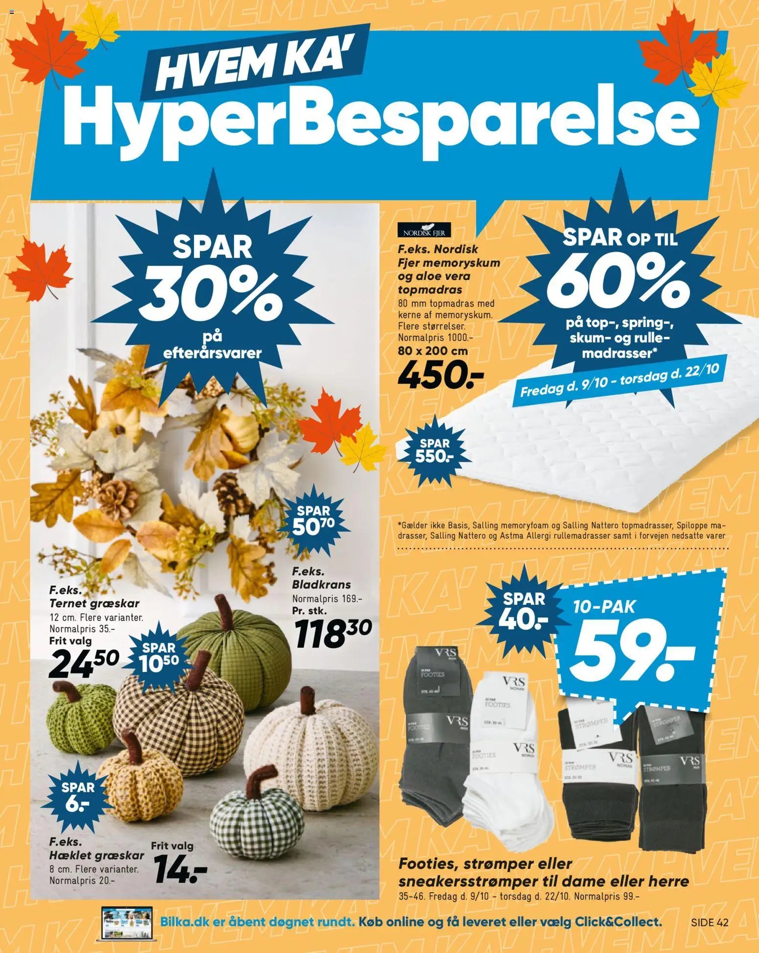 Nye Bilka tilbud fra 16/10/2026