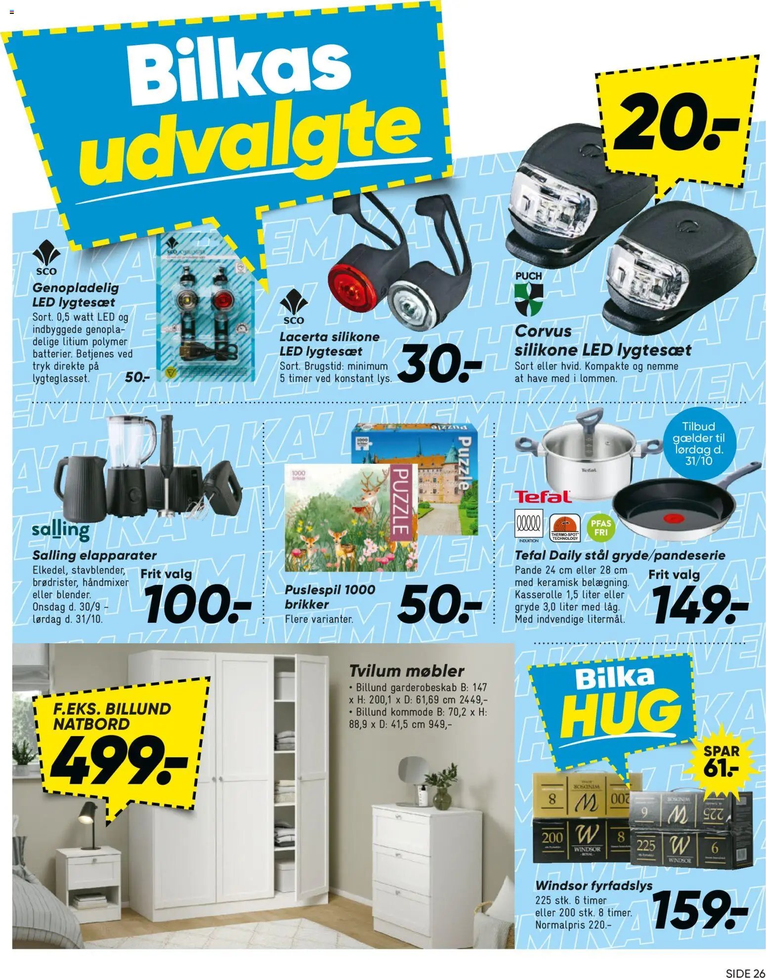 Nye Bilka tilbud fra 16/10/2026