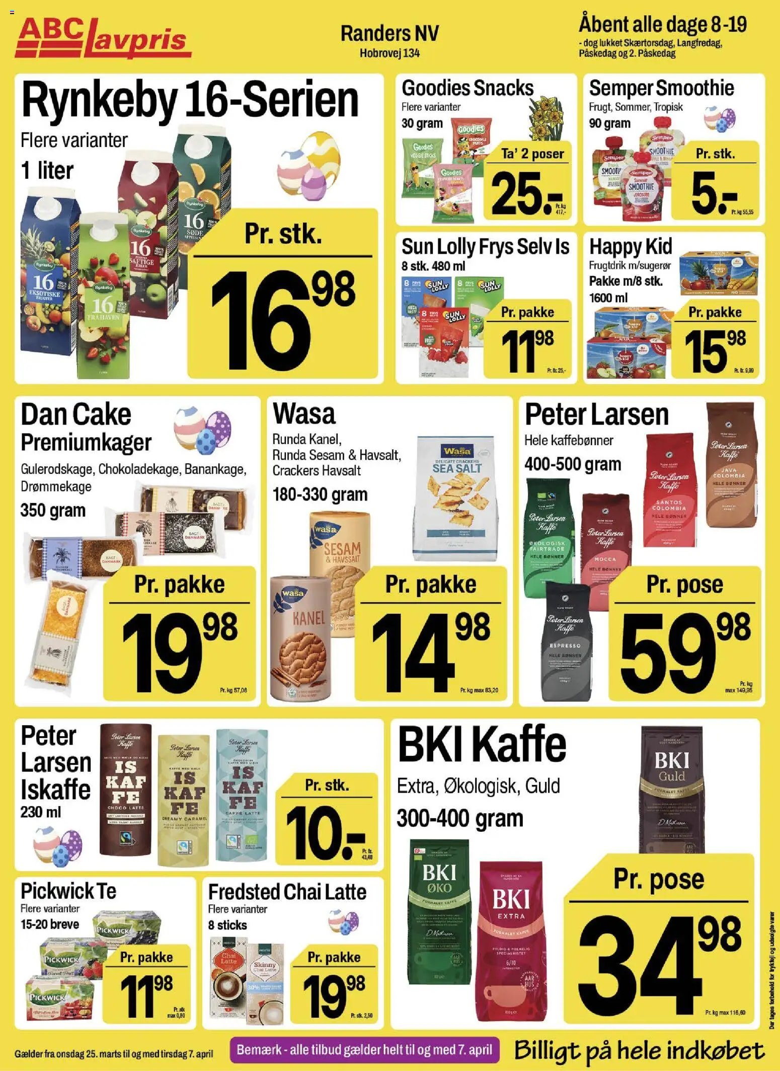 Abc Lavpris tilbudsavis fra 25/03/2026 Abc Lavpris - Randers NV