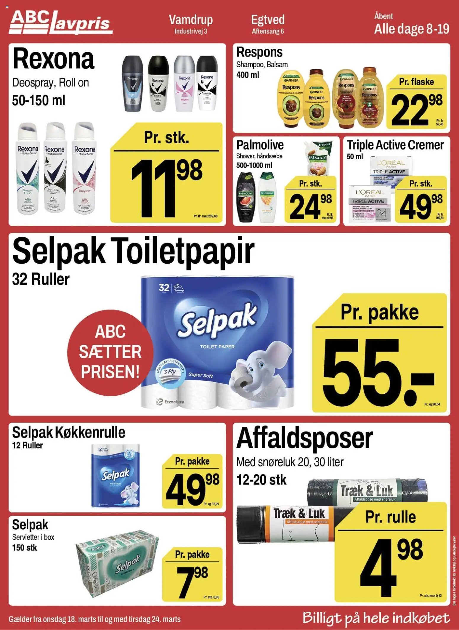 Abc Lavpris tilbudsavis fra 18/03/2026 Abc Lavpris - Vamdrup