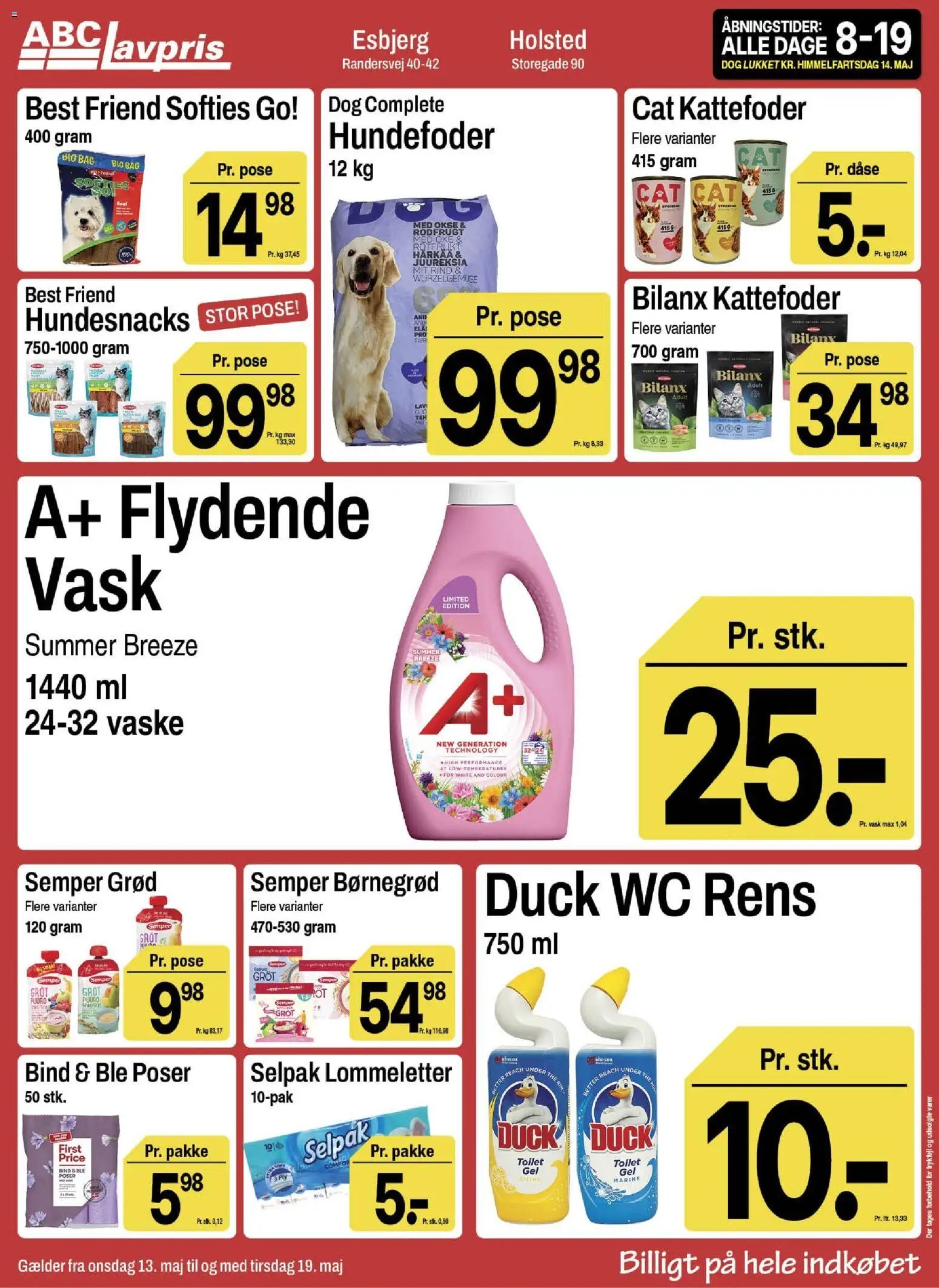 Abc Lavpris tilbudsavis fra 13/05/2026 Abc Lavpris - Esbjerg