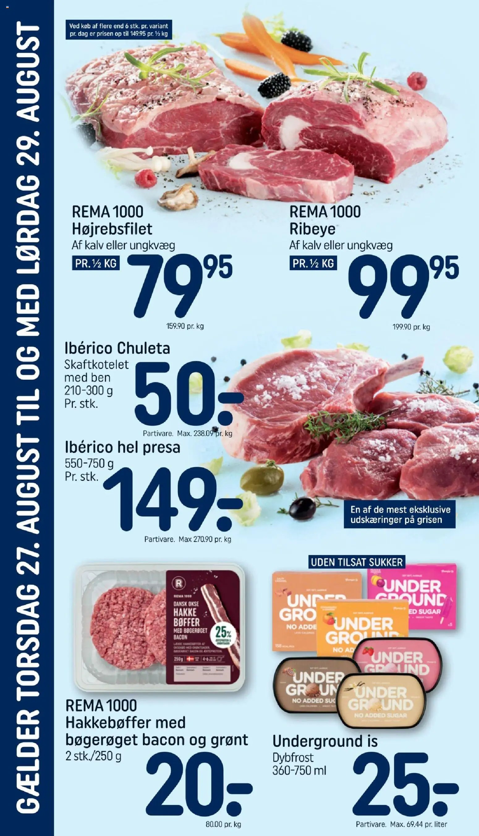 Rema 1000 tilbudsavis fra 27/08/2026 Rema 1000 - Uge 35 Indstik