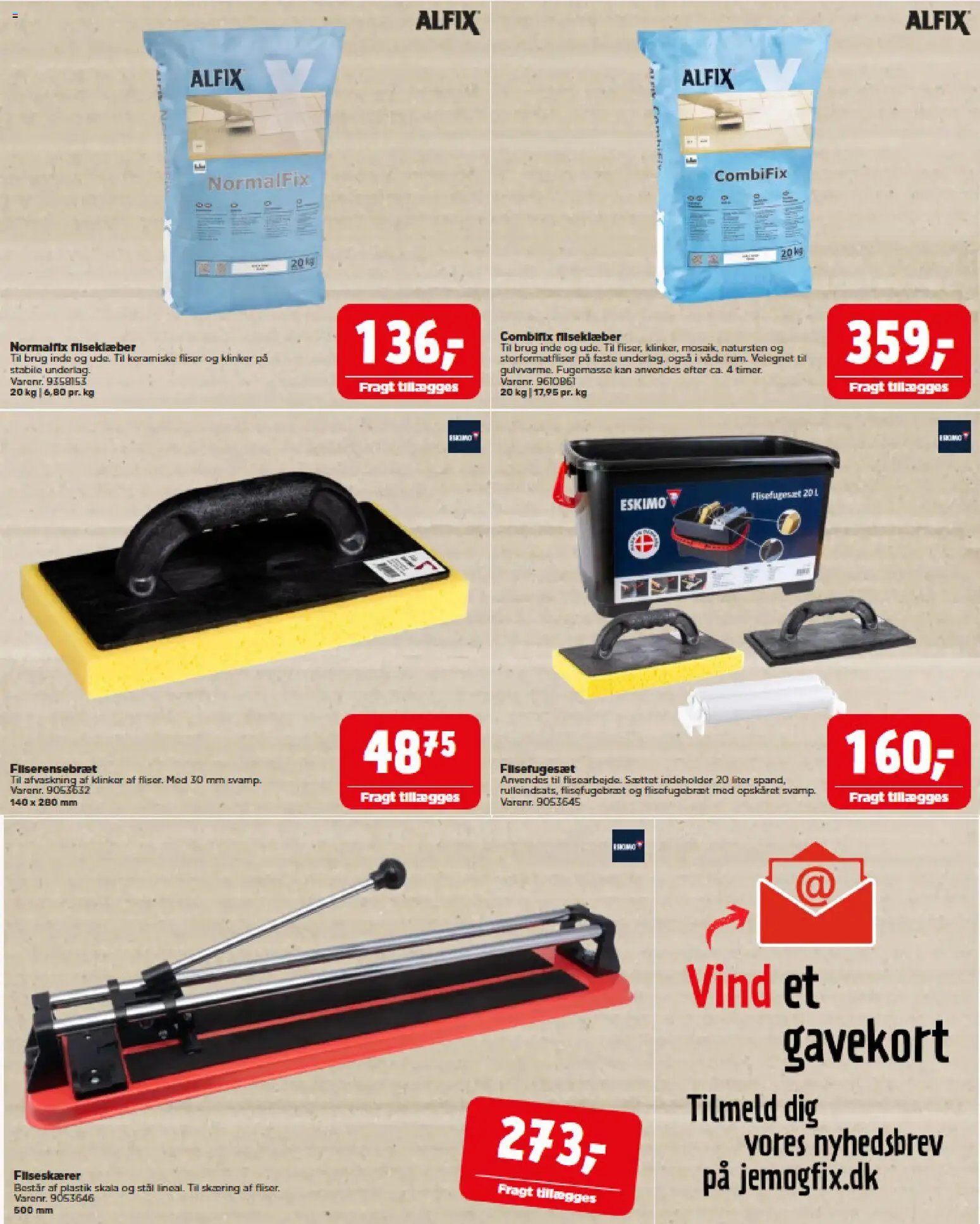 Jem & fix tilbudsavis fra 09/08/2026 Jem & fix - Flisekatalog
