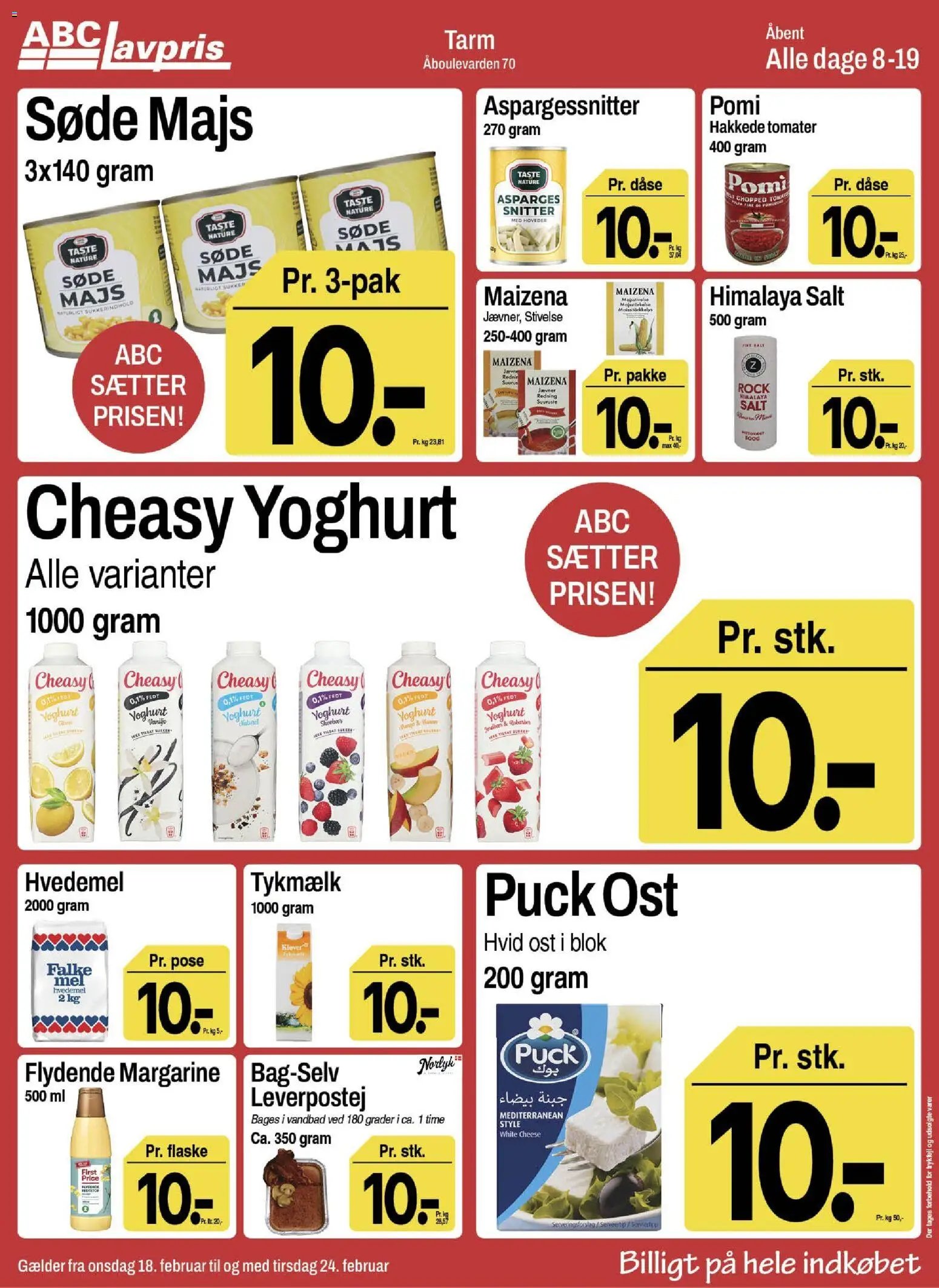 Abc Lavpris tilbudsavis fra 18/02/2026 Tarm