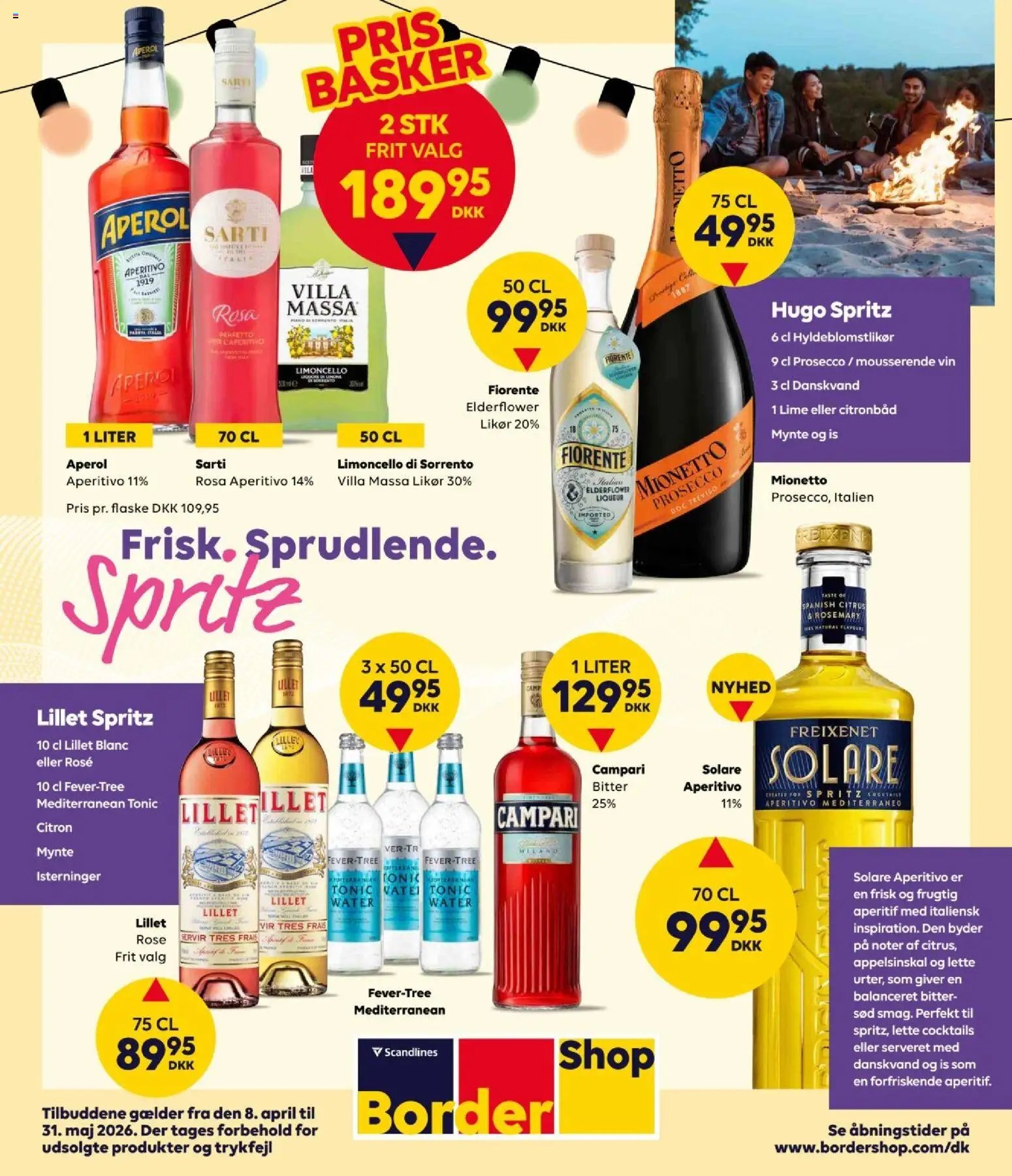 Bordershop tilbudsavis fra 08/04/2026 Bordershop - Spritz