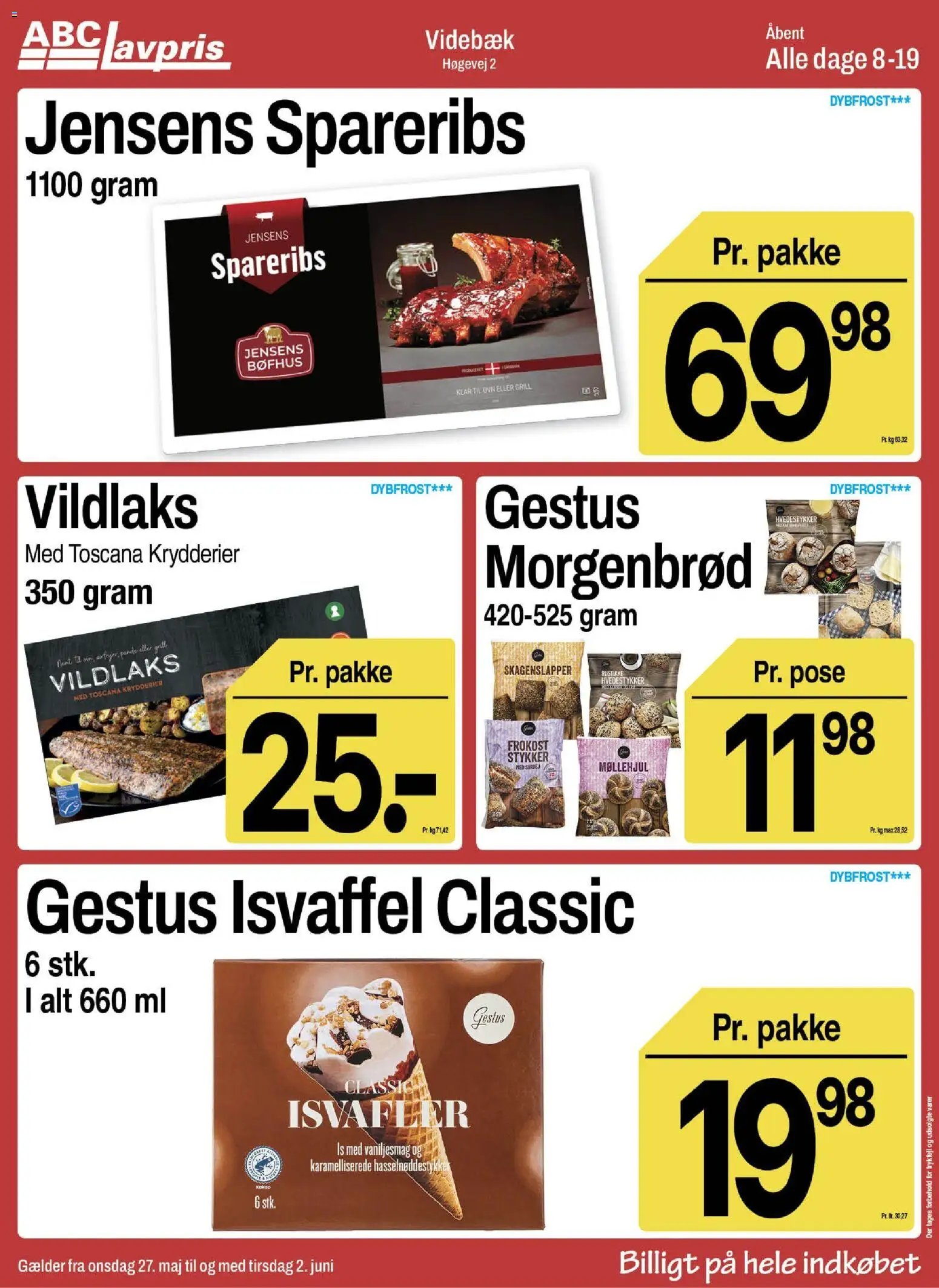 Abc Lavpris tilbudsavis fra 27/05/2026 Abc Lavpris - Videbæk