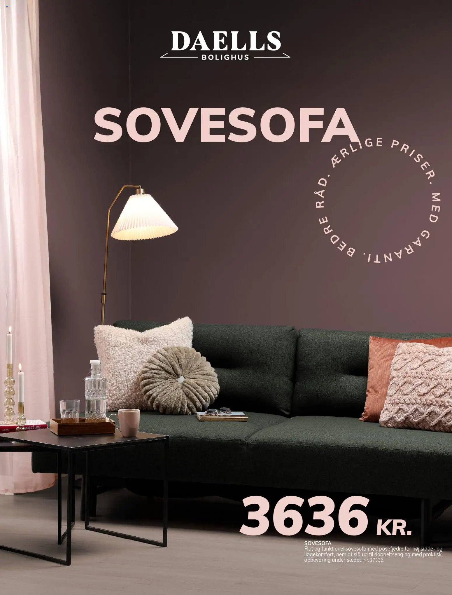 Daells Bolighus tilbudsavis fra 14/11/2025 Find din sovesofaer her