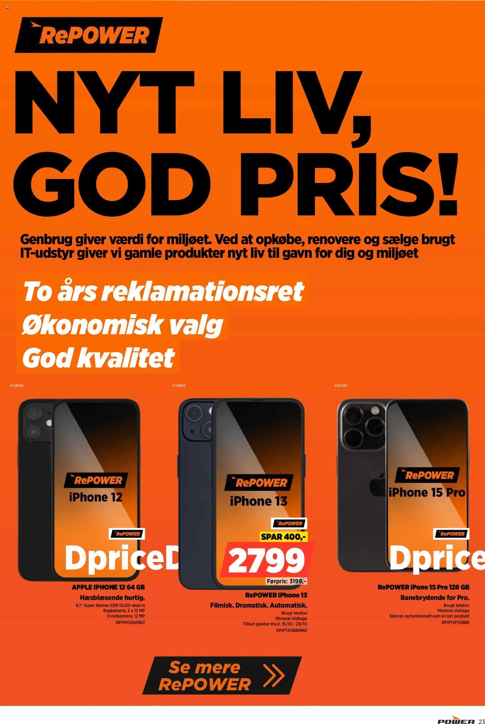 Nye Power tilbud fra 16/10/2026