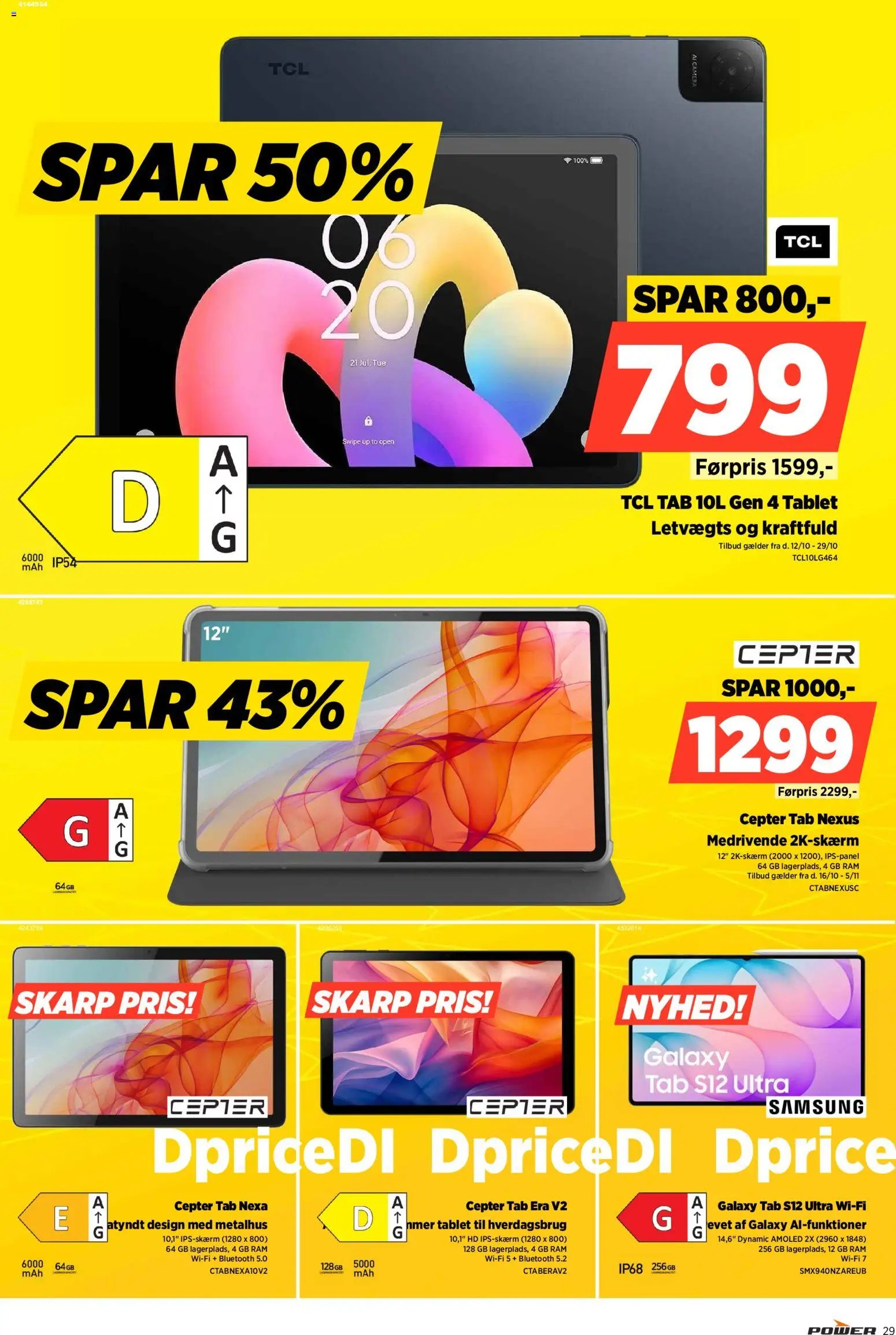 Nye Power tilbud fra 16/10/2026