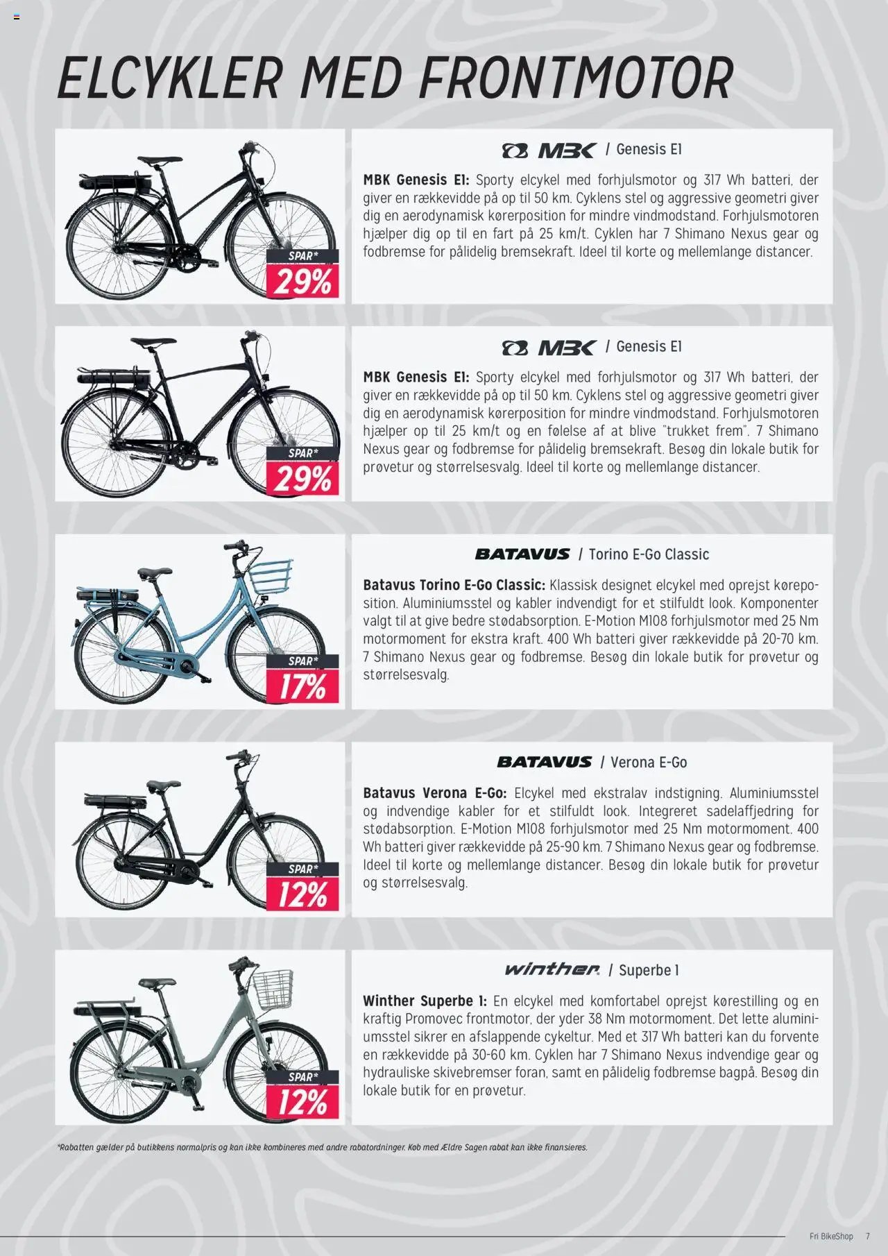 Fri BikeShop tilbudsavis fra 01/10/2024 Ældre Sagen