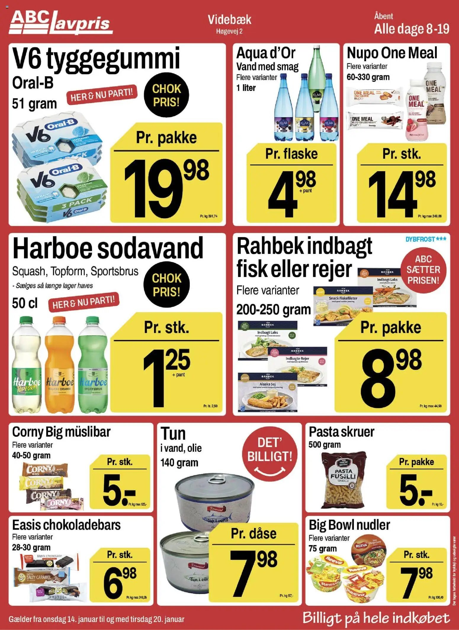 Abc Lavpris tilbudsavis fra 14/01/2026 Videbæk