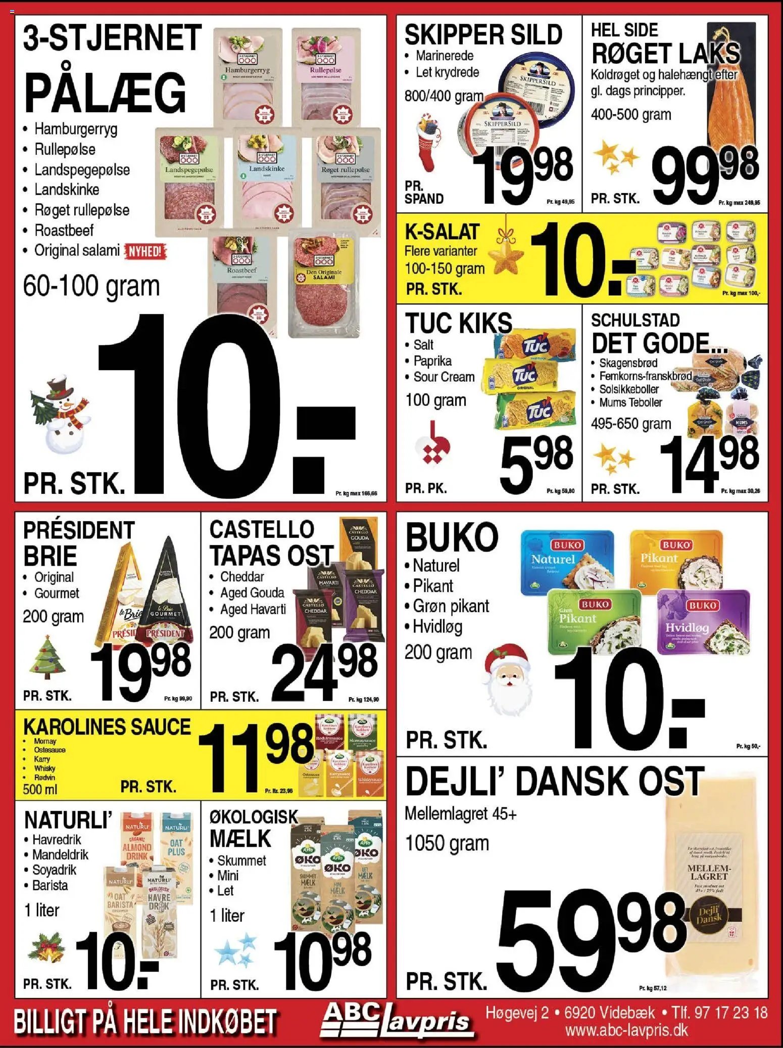 Abc Lavpris tilbudsavis fra 10/12/2025 Videbæk