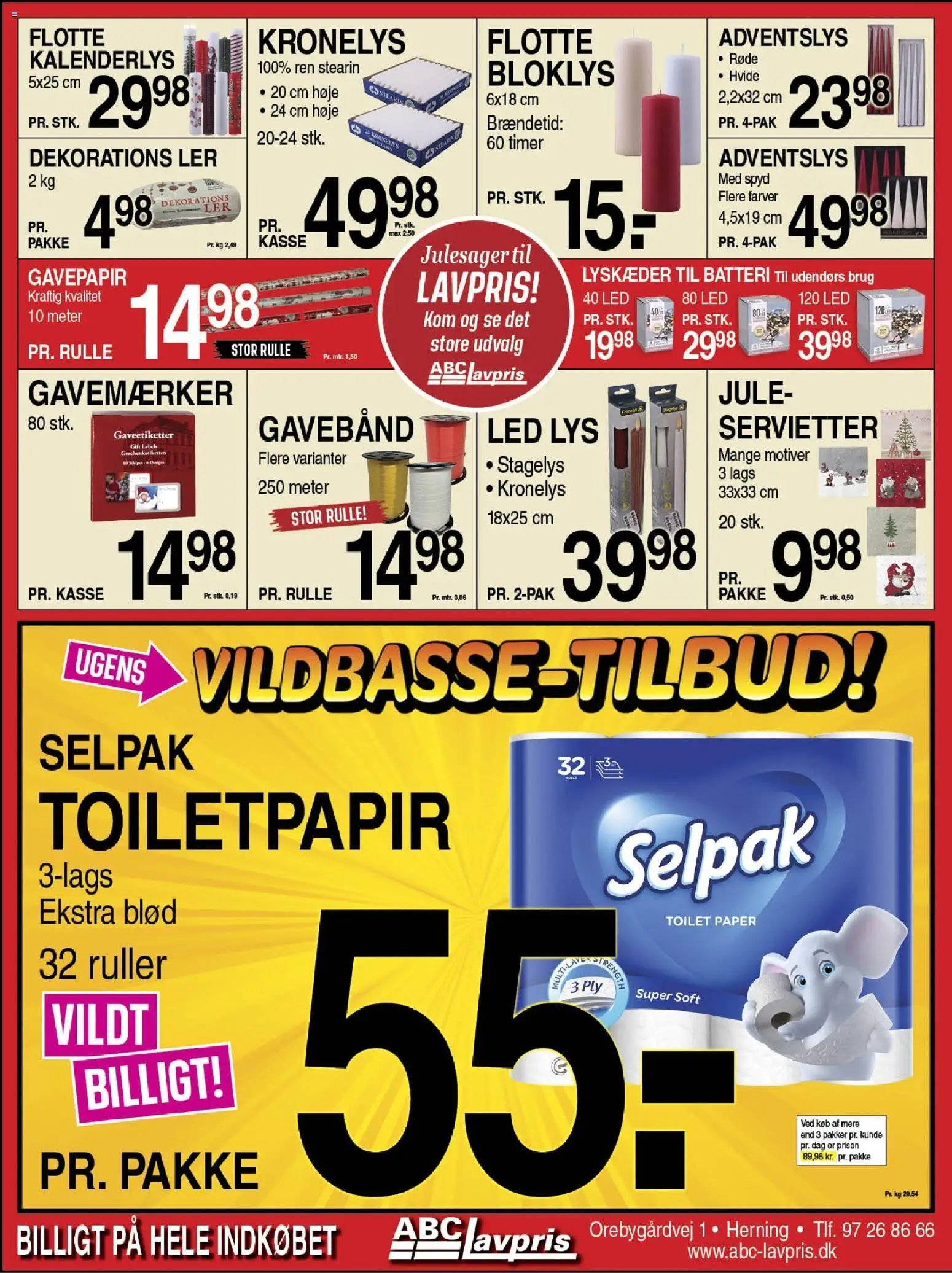 Abc Lavpris tilbudsavis fra 12/11/2025 Herning