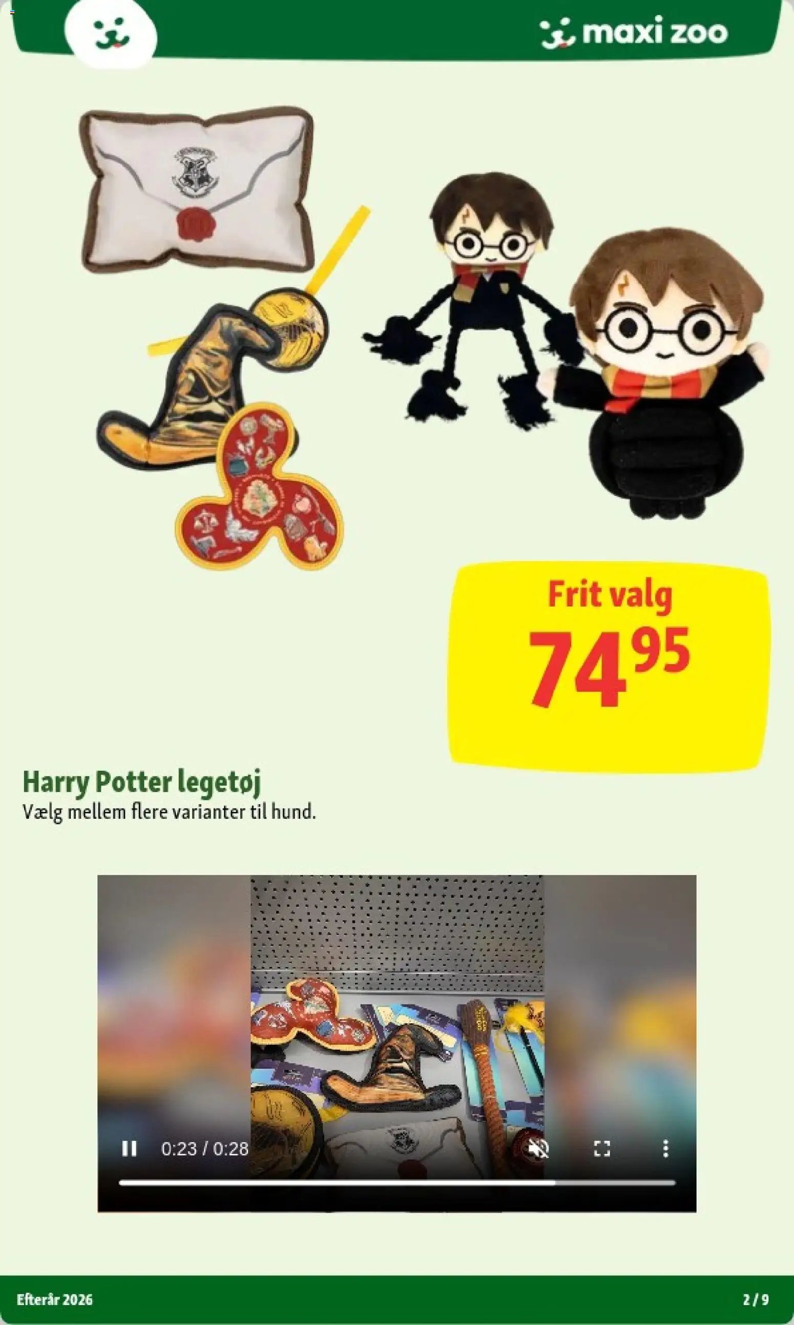 Nye Maxi Zoo tilbud fra 19/10/2026