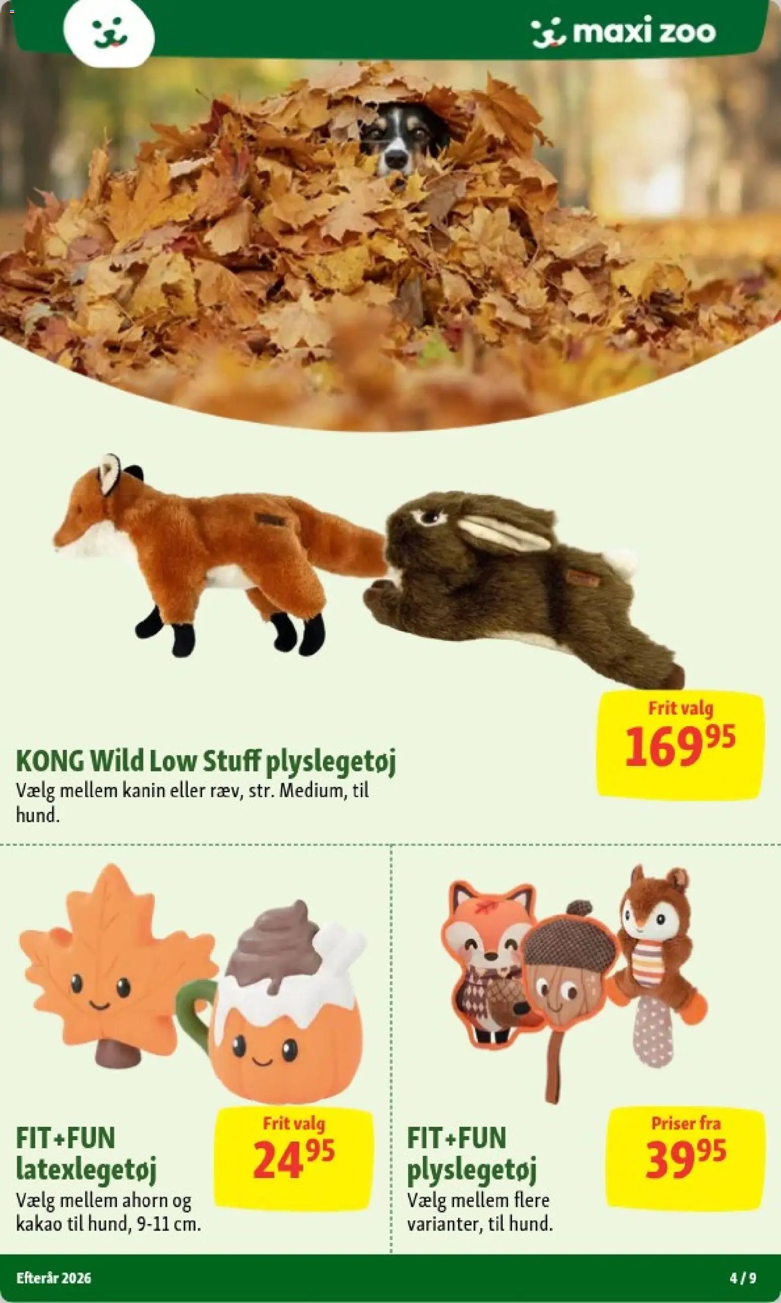 Nye Maxi Zoo tilbud fra 19/10/2026