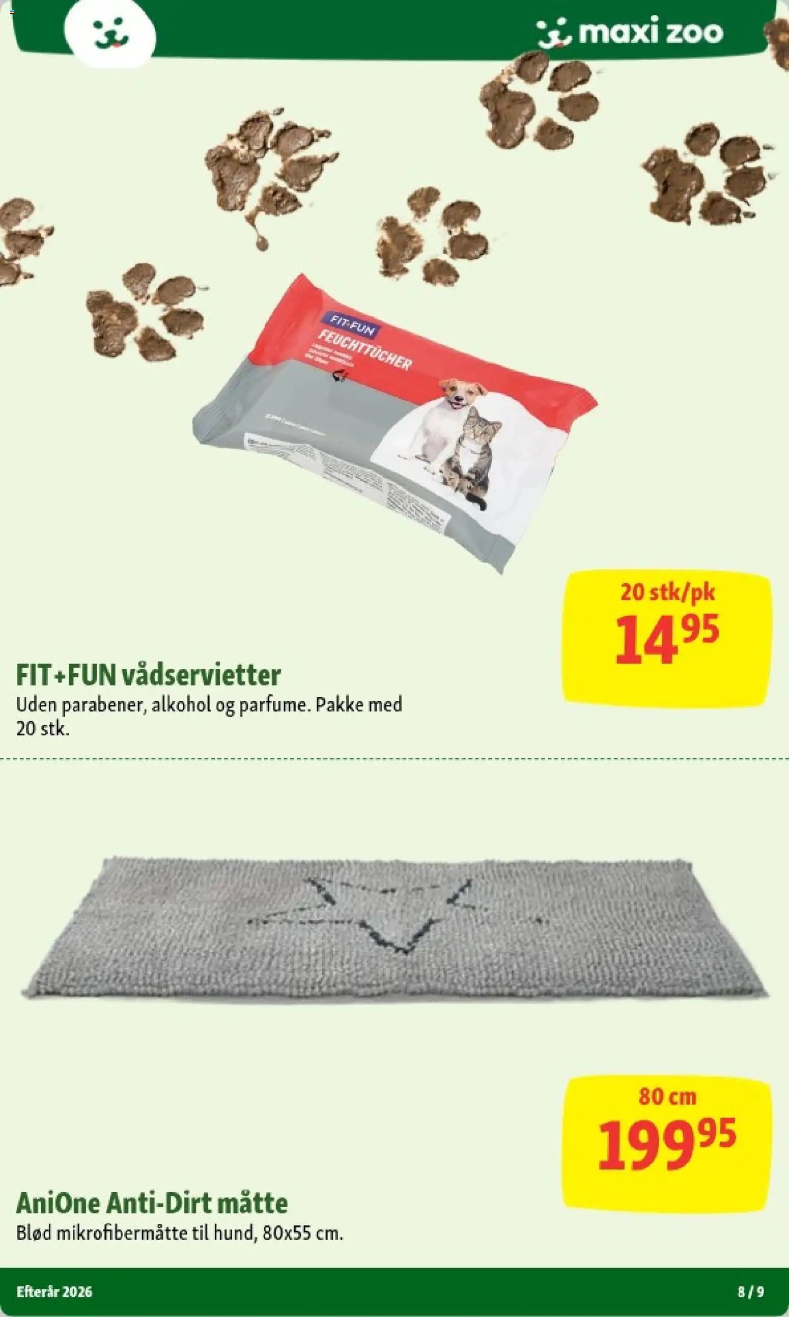 Nye Maxi Zoo tilbud fra 19/10/2026