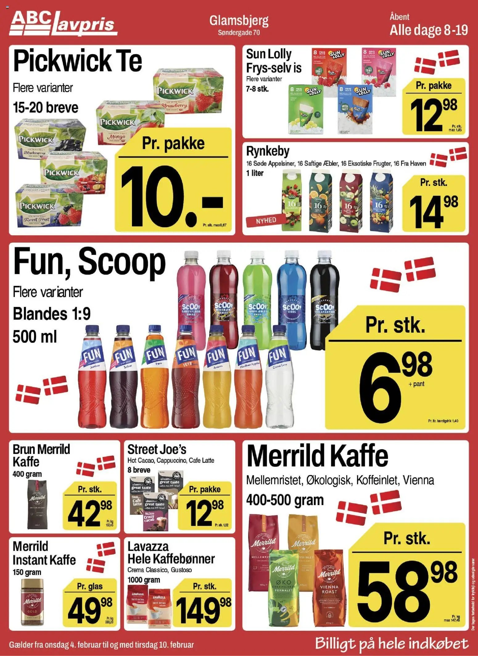 Abc Lavpris tilbudsavis fra 04/02/2026 Glamsbjerg