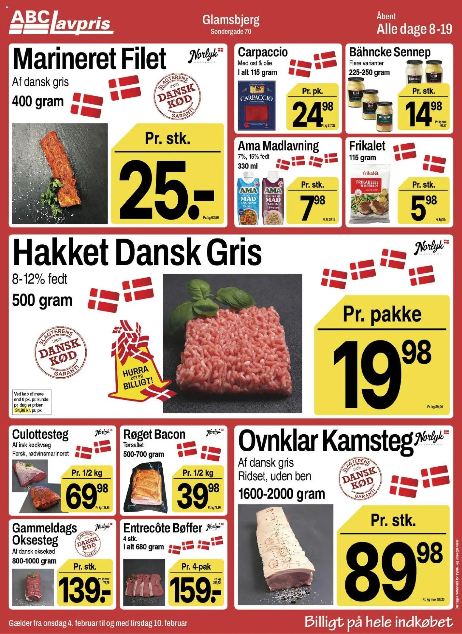 Abc Lavpris tilbudsavis fra 04/02/2026 Glamsbjerg