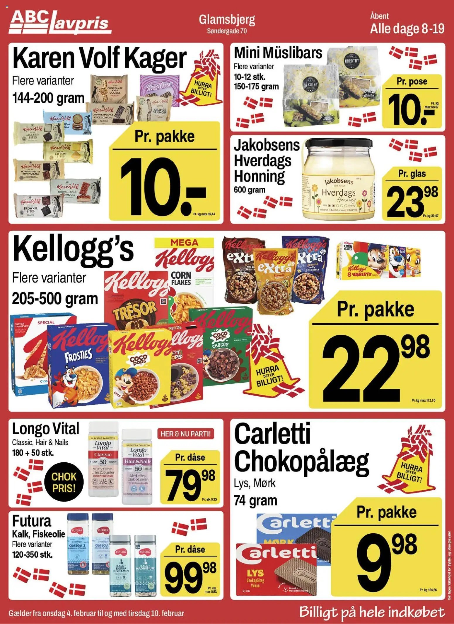 Abc Lavpris tilbudsavis fra 04/02/2026 Glamsbjerg