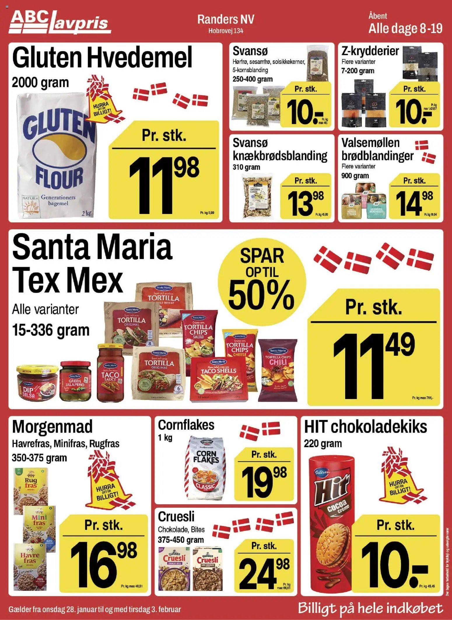 Abc Lavpris tilbudsavis fra 28/01/2026 Randers NV