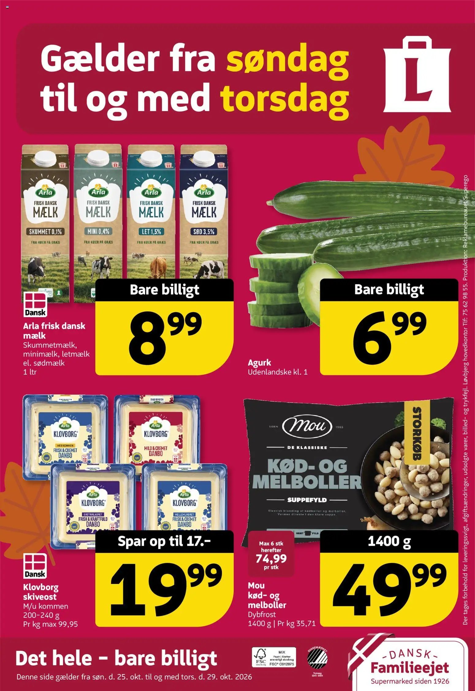 Nye Løvbjerg tilbud fra 23/10/2026
