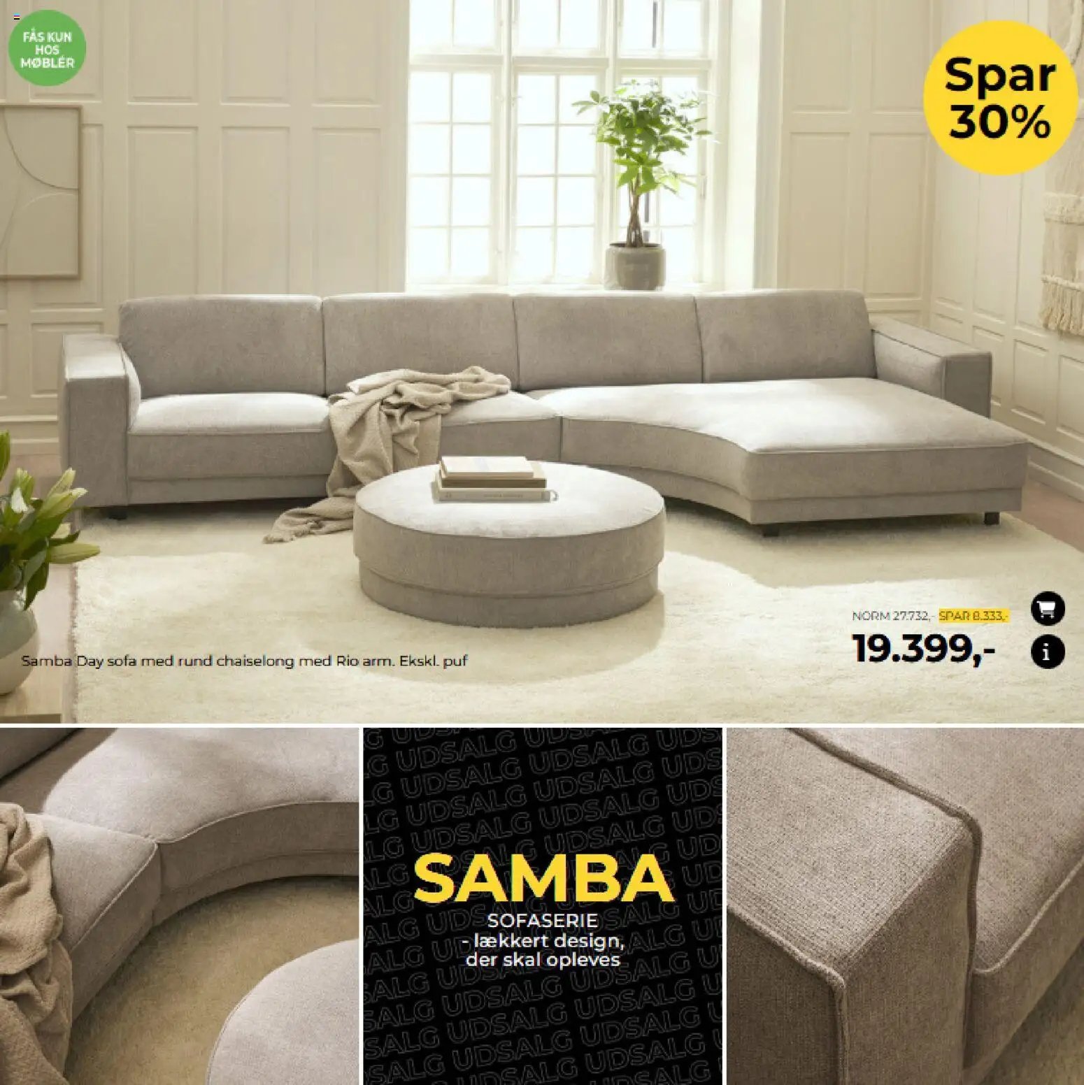 Møblér tilbudsavis fra 22/12/2025 Tilbudsavis