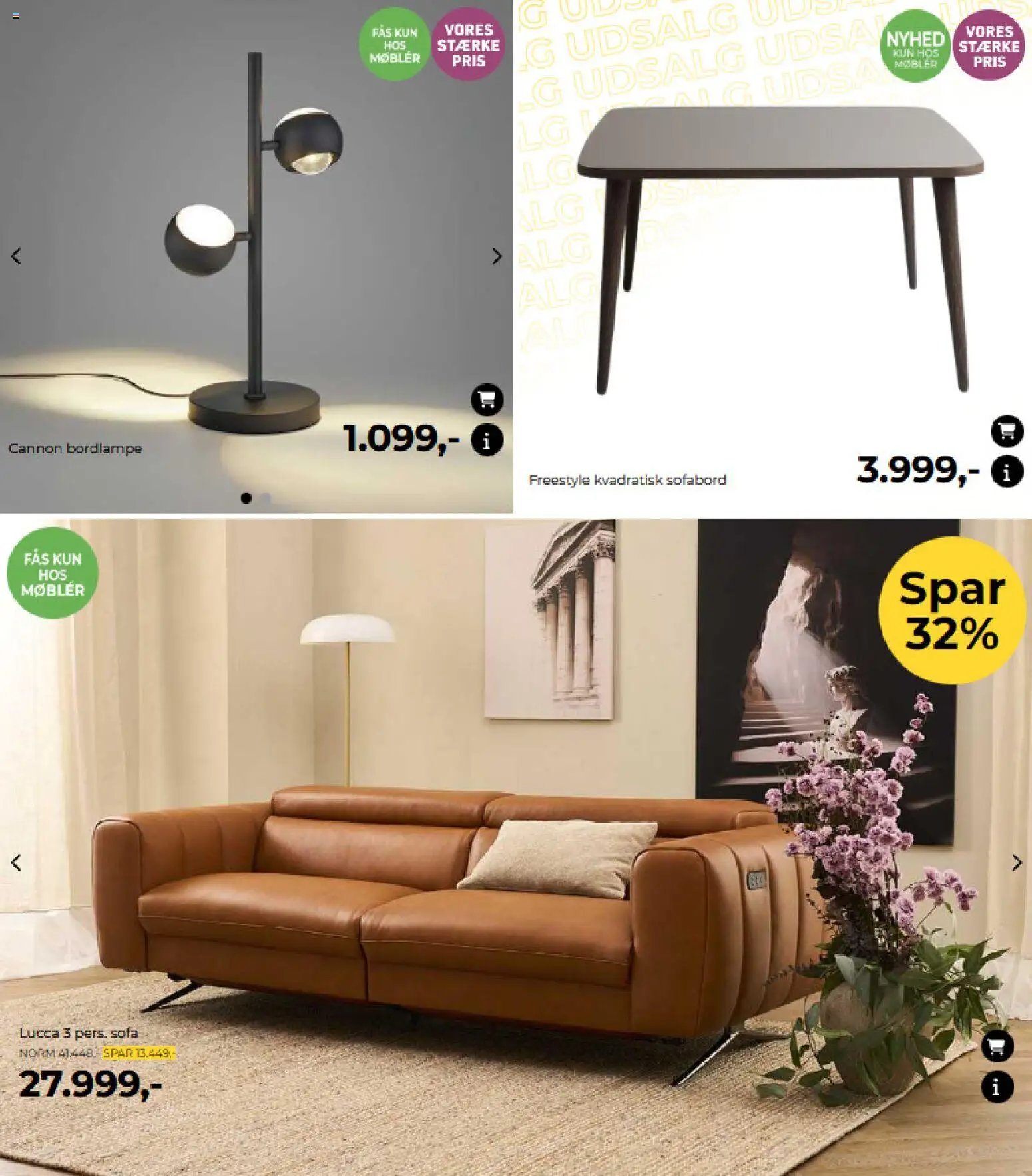 Møblér tilbudsavis fra 22/12/2025 Tilbudsavis