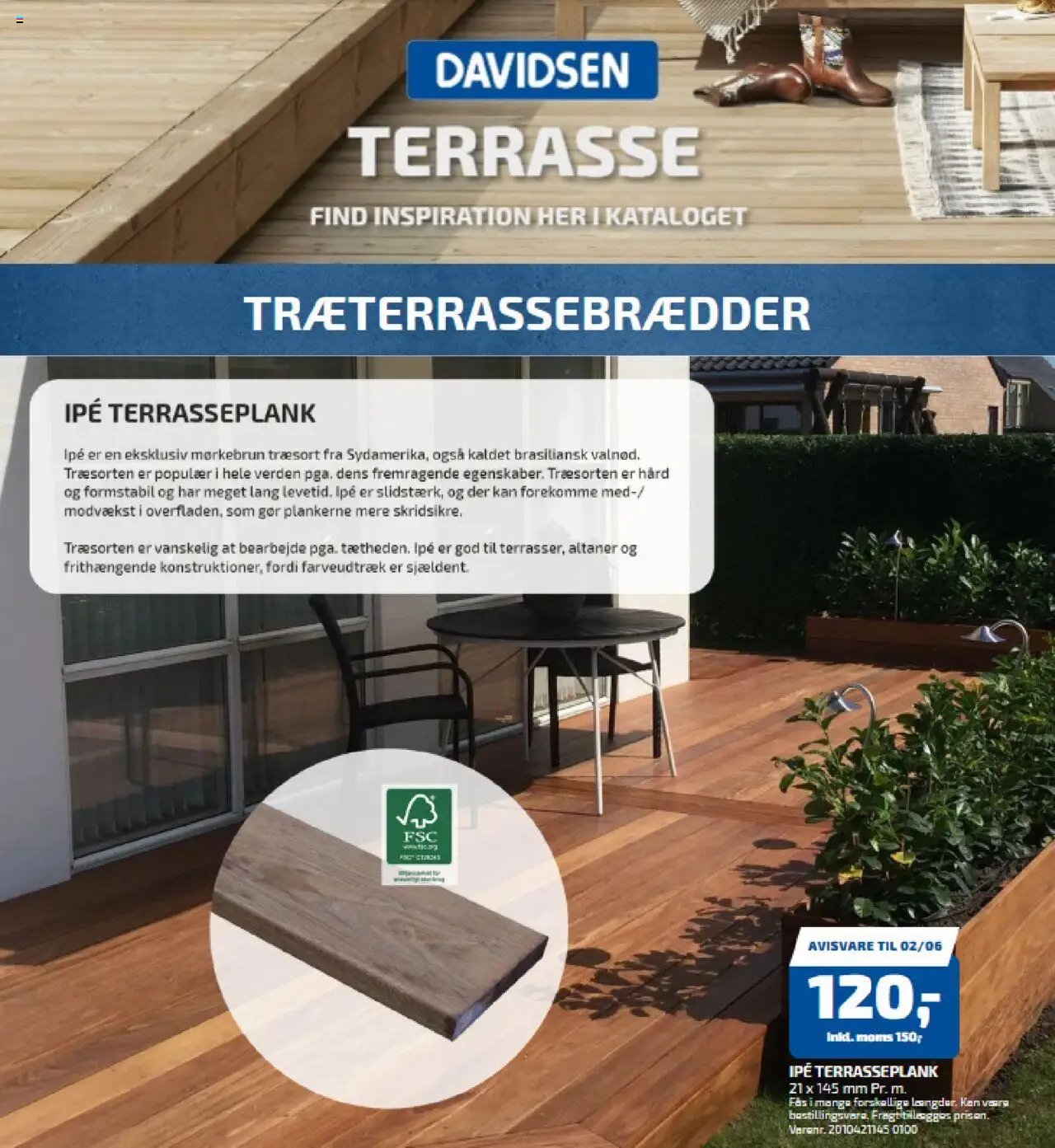 Davidsen tilbudsavis fra 19/05/2024 Terrasse (ekskl.moms)