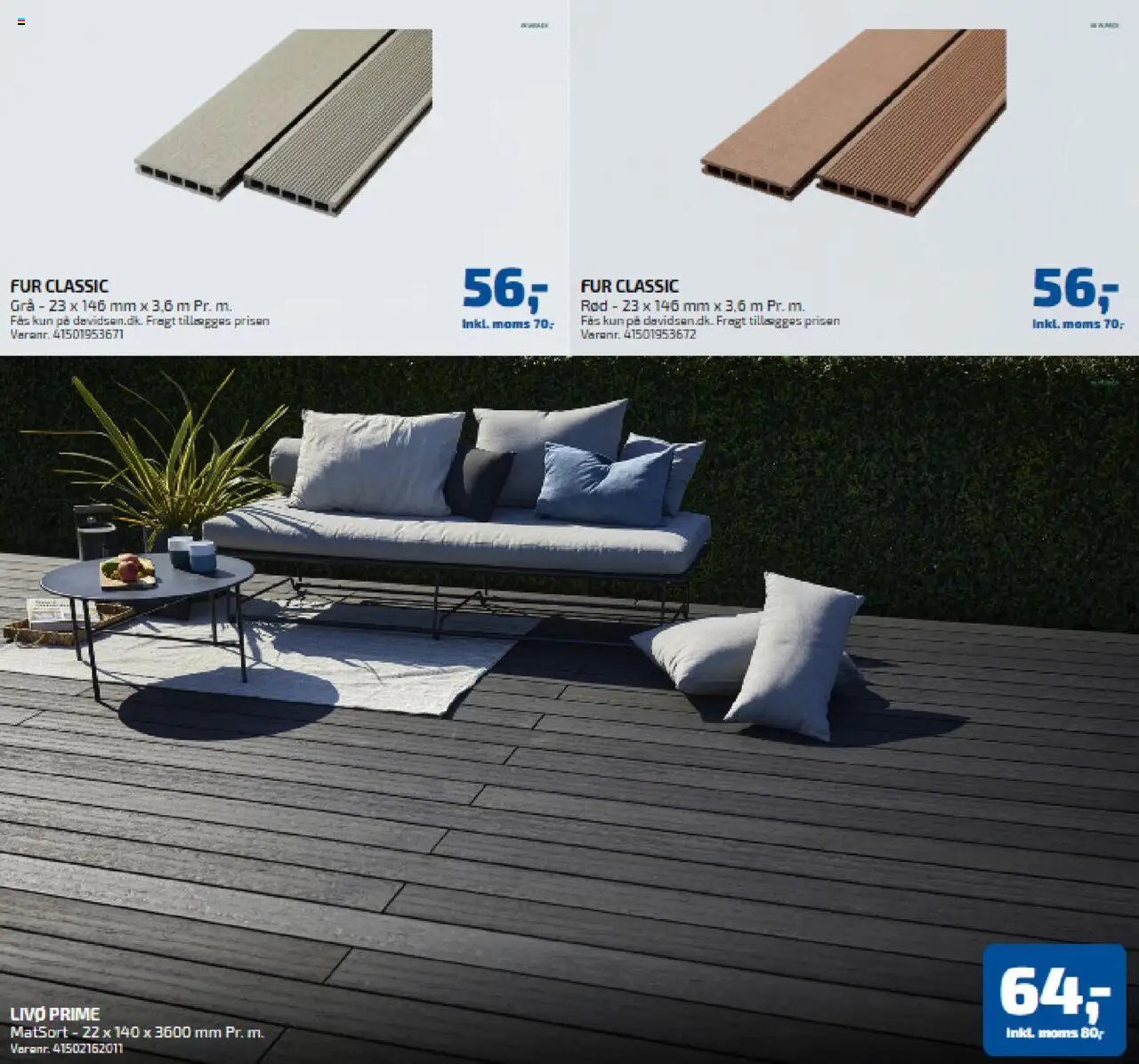 Davidsen tilbudsavis fra 19/05/2024 Terrasse (ekskl.moms)