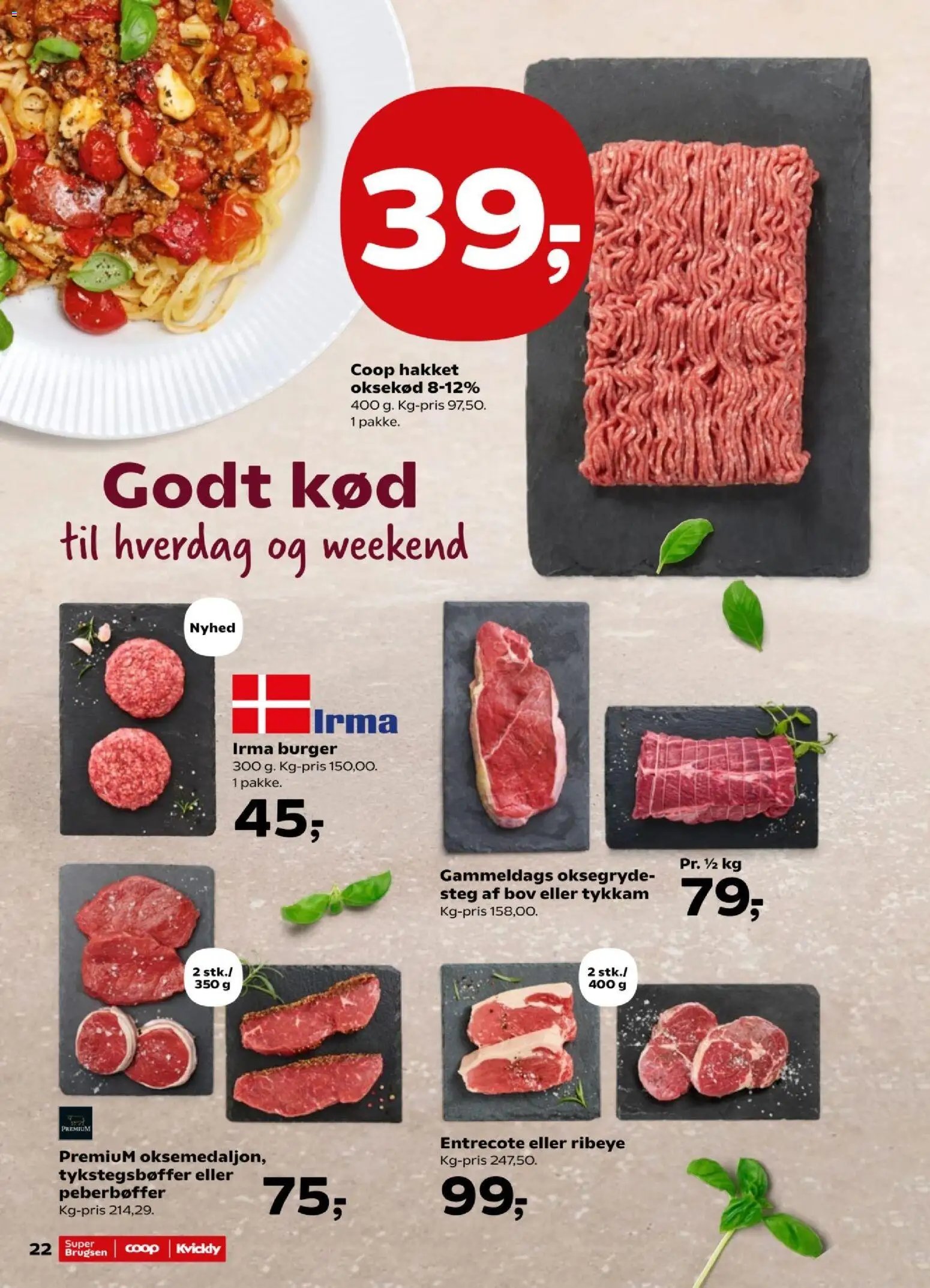 Nye Super Brugsen tilbud fra 23/10/2026