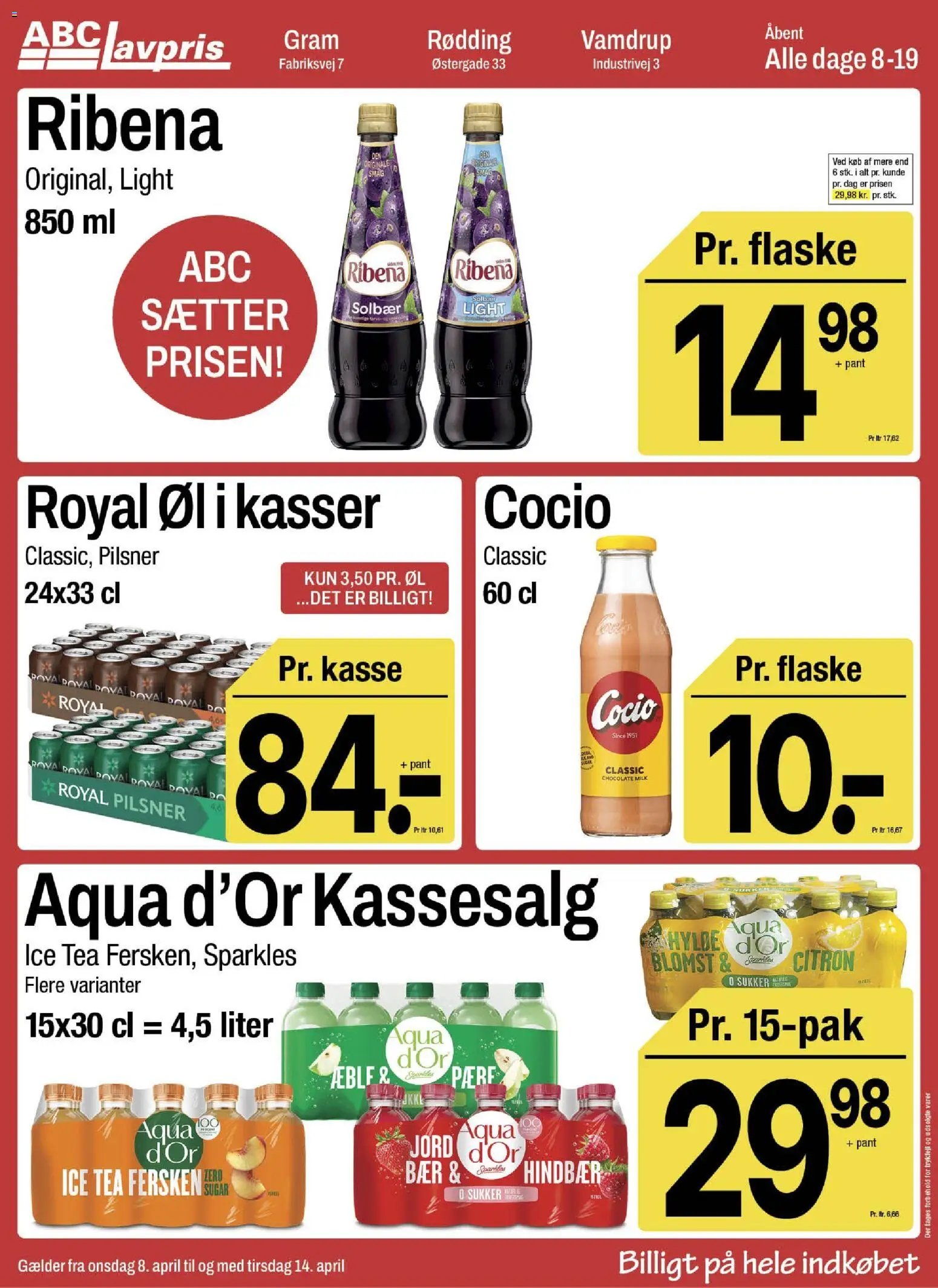 Abc Lavpris tilbudsavis fra 08/04/2026 Abc Lavpris - Gram