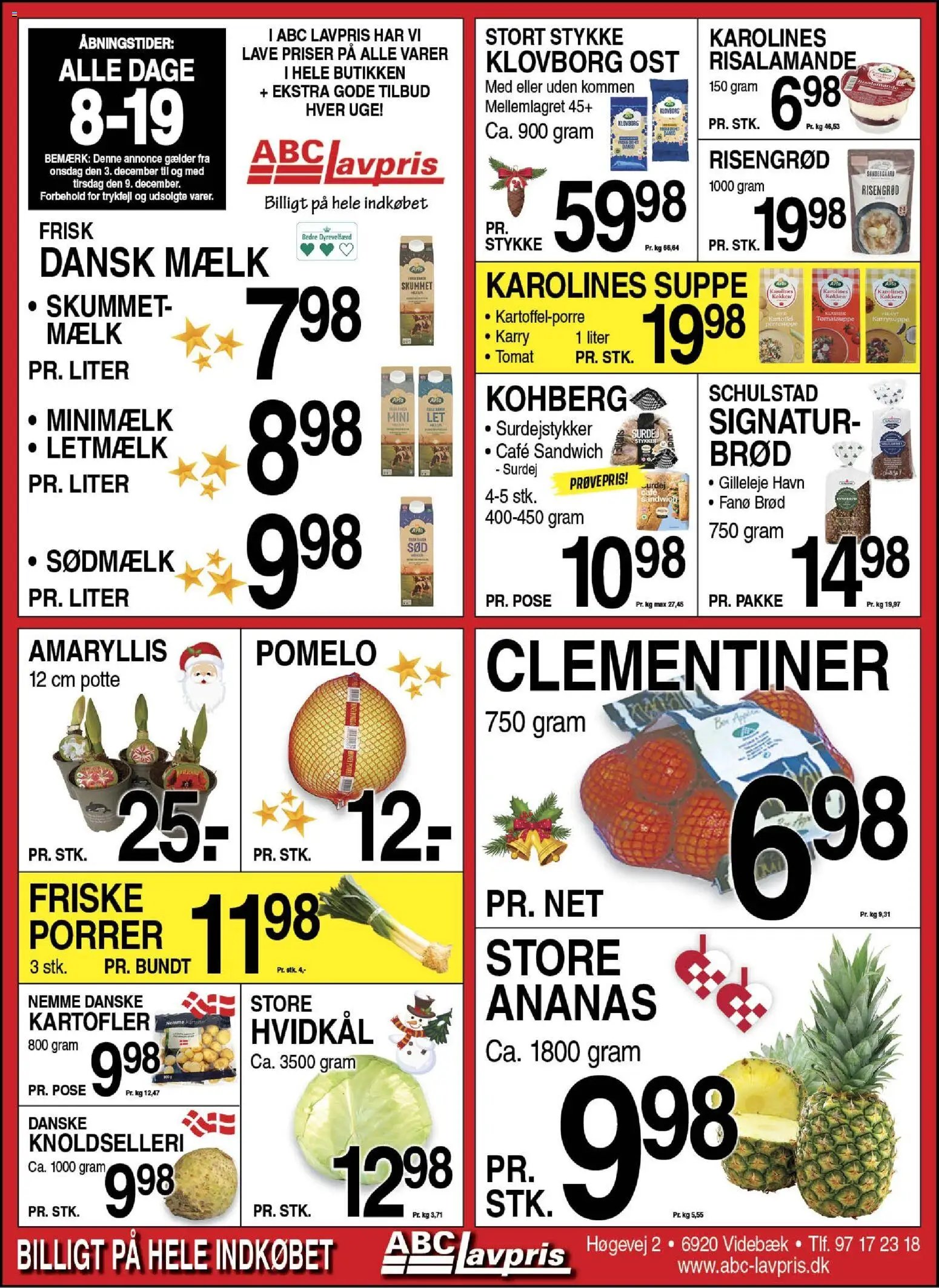 Abc Lavpris tilbudsavis fra 03/12/2025 Videbæk