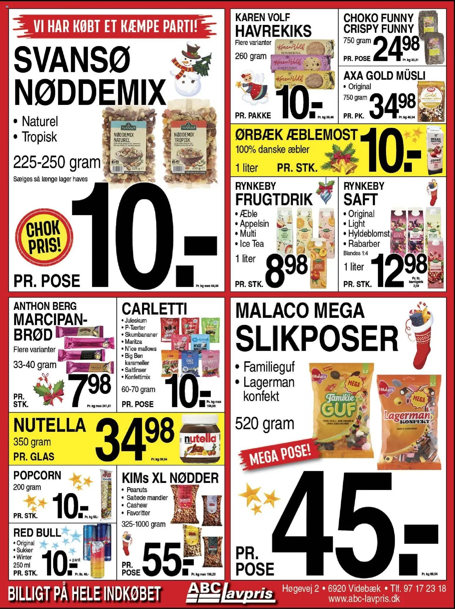 Abc Lavpris tilbudsavis fra 03/12/2025 Videbæk