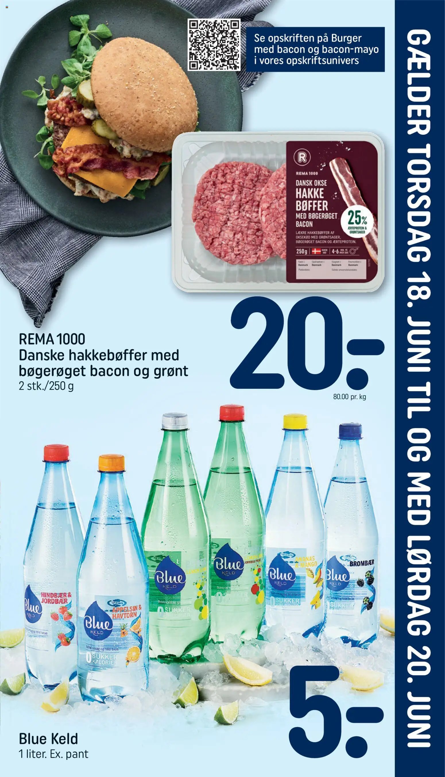 Rema 1000 tilbudsavis fra 18/06/2026 Rema 1000 - Uge 25 Indstik