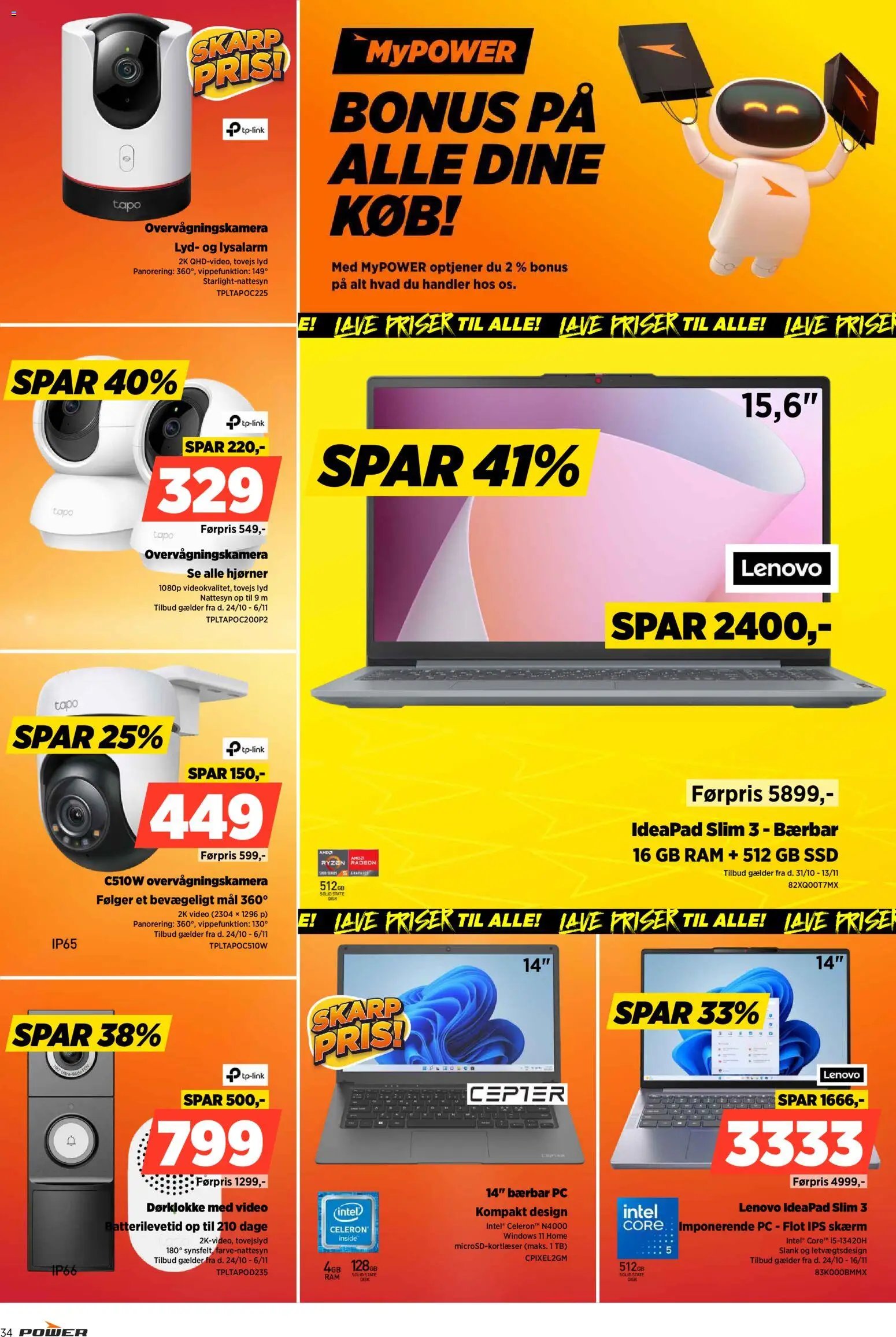 Power tilbudsavis fra 24/10/2025 Low weeks