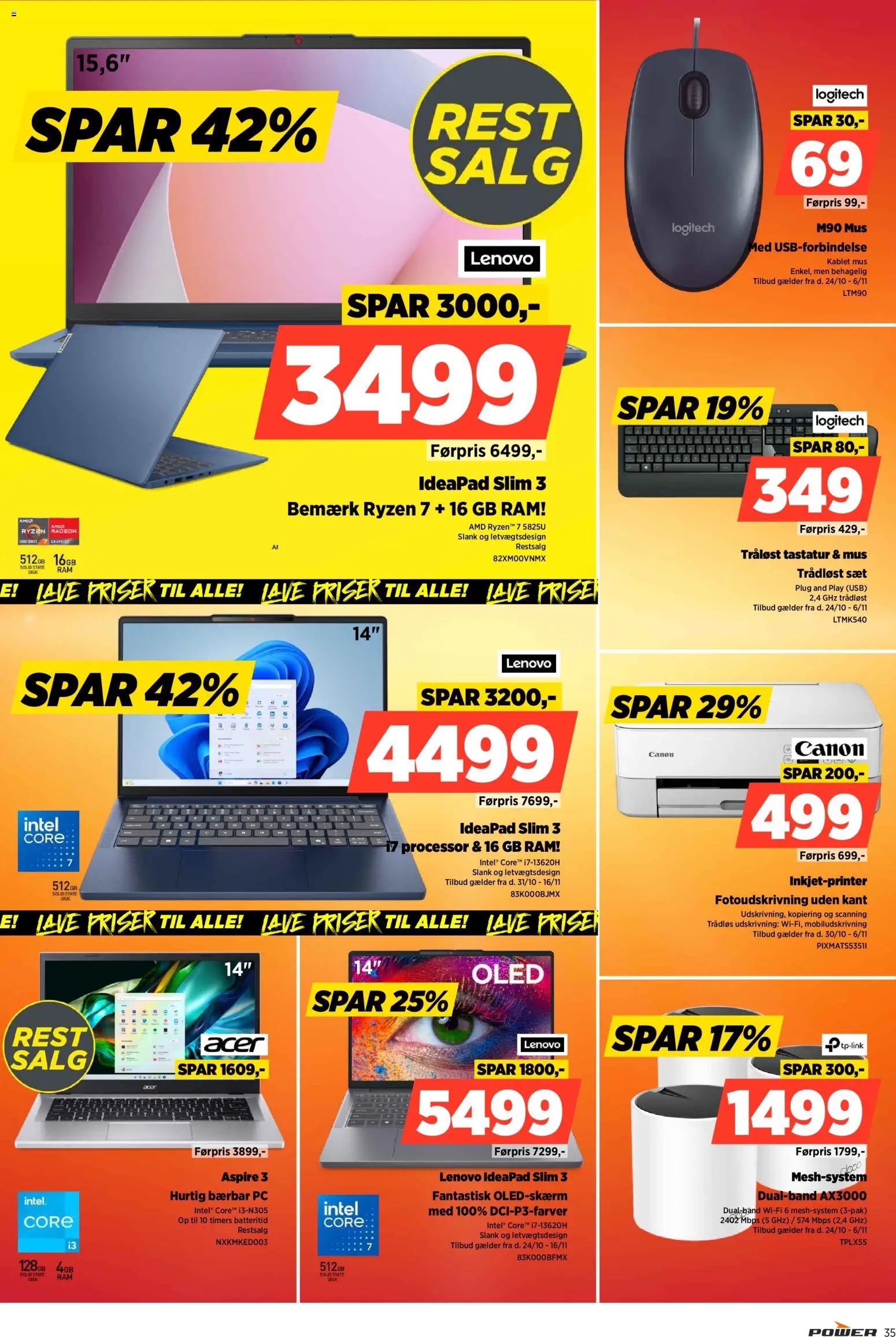 Power tilbudsavis fra 24/10/2025 Low weeks