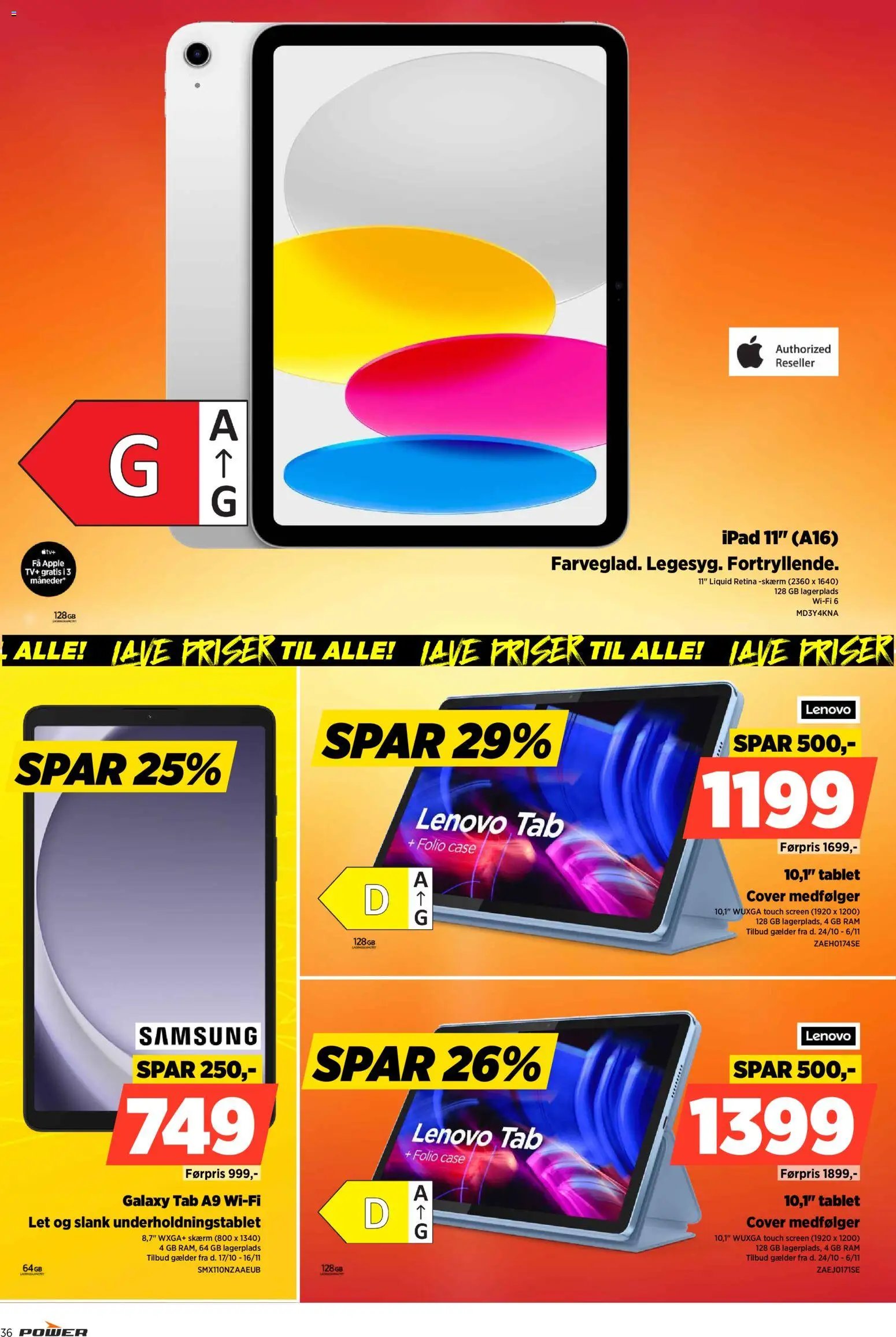 Power tilbudsavis fra 24/10/2025 Low weeks