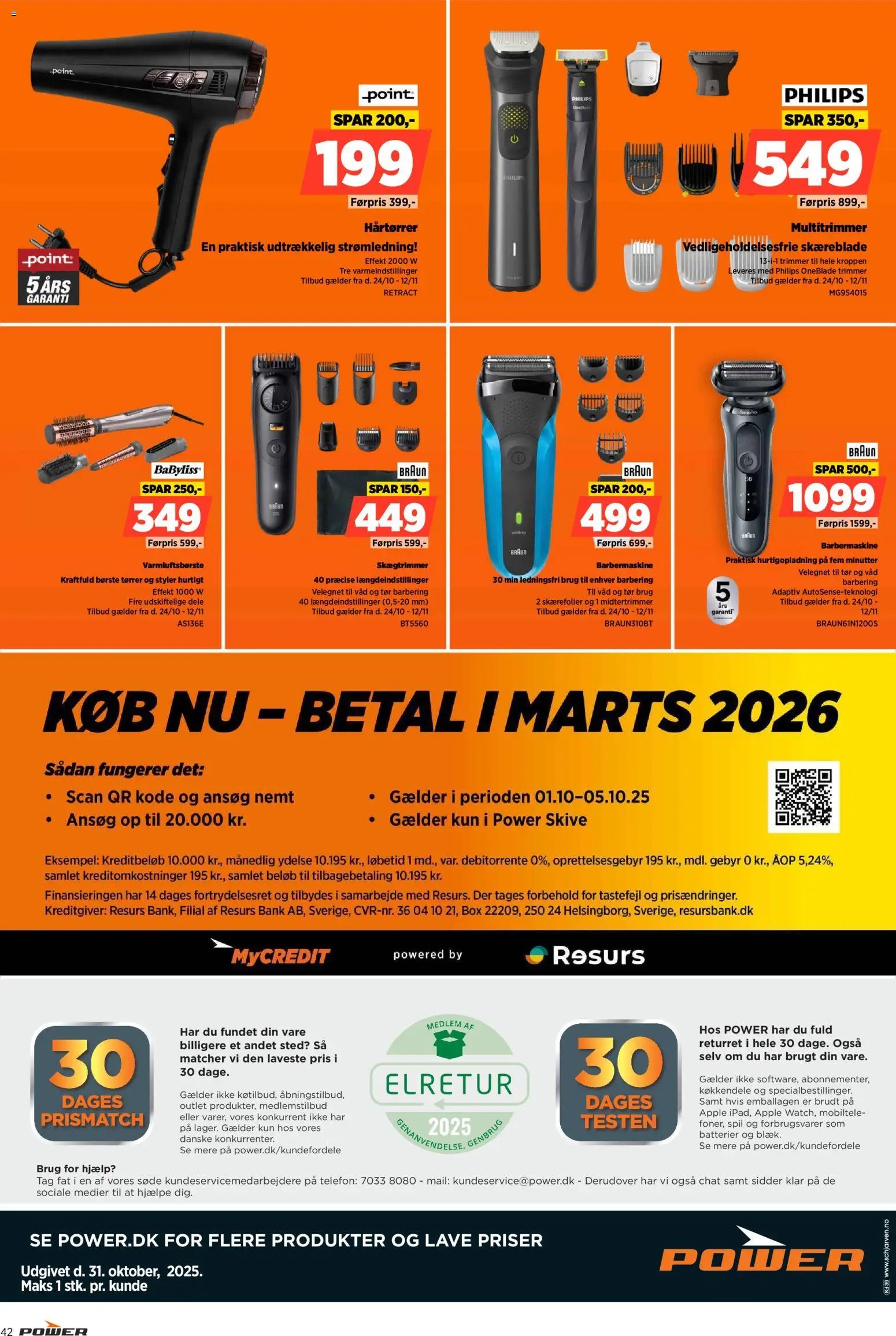 Power tilbudsavis fra 24/10/2025 Low weeks