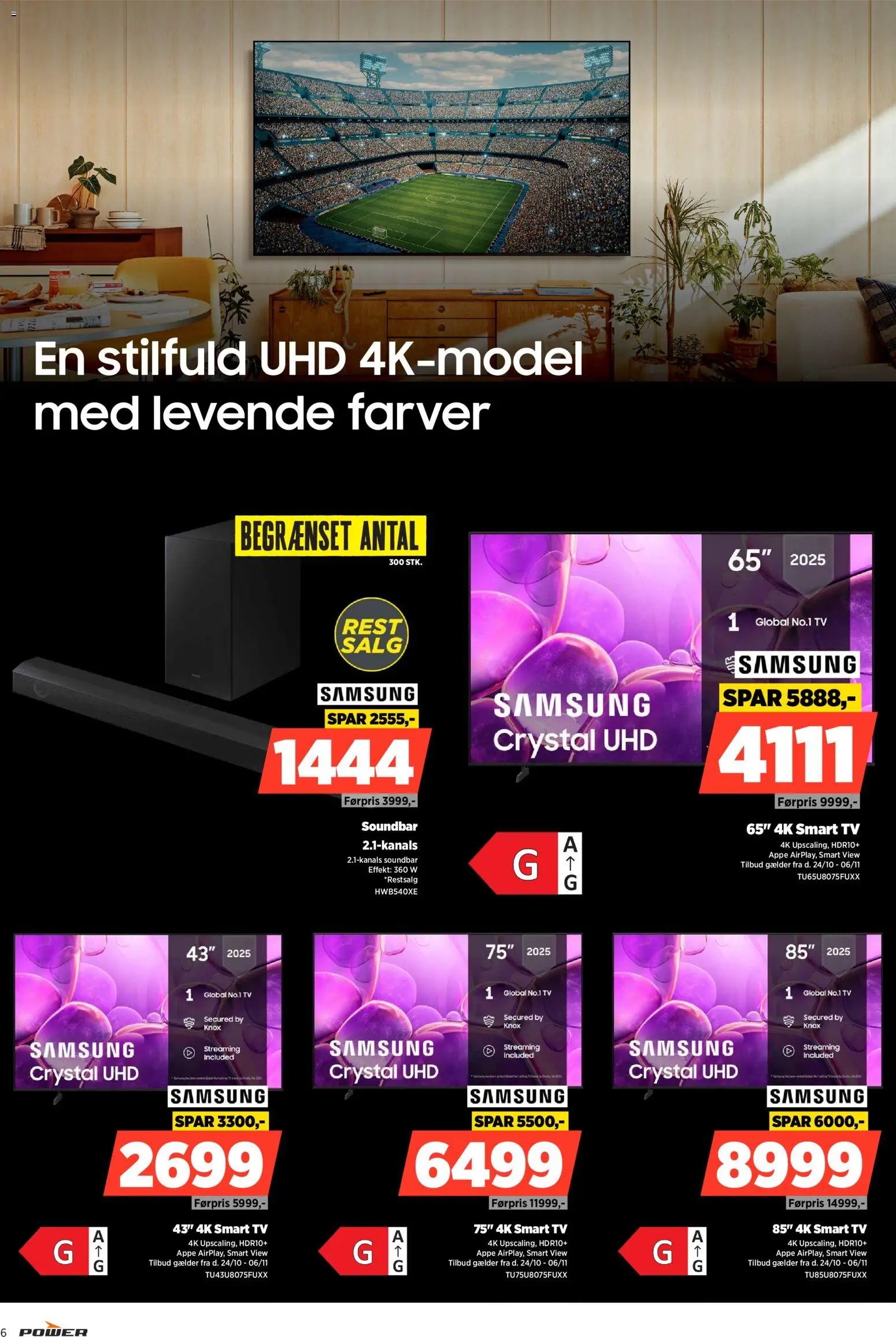 Power tilbudsavis fra 24/10/2025 Low weeks