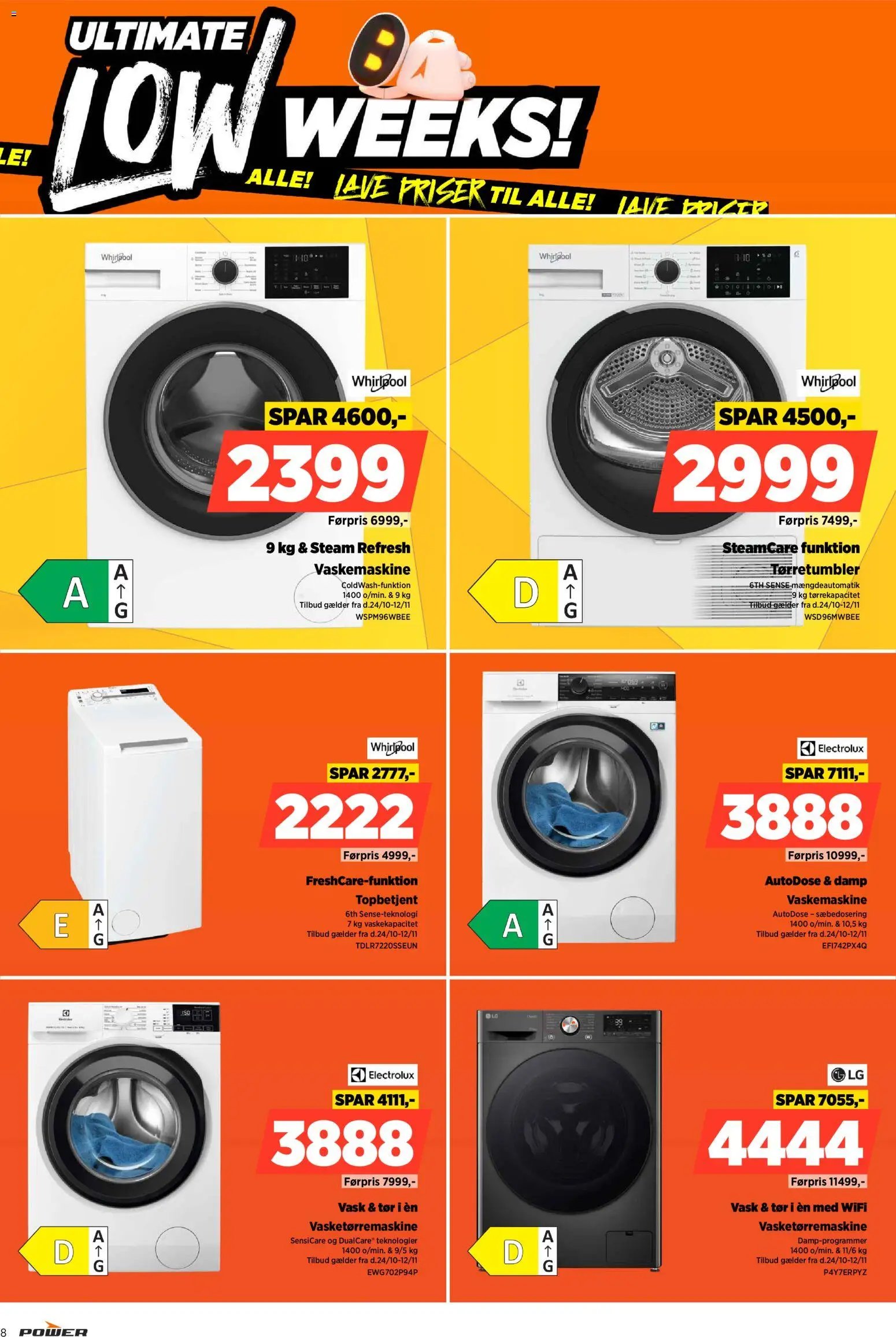 Power tilbudsavis fra 24/10/2025 Low weeks