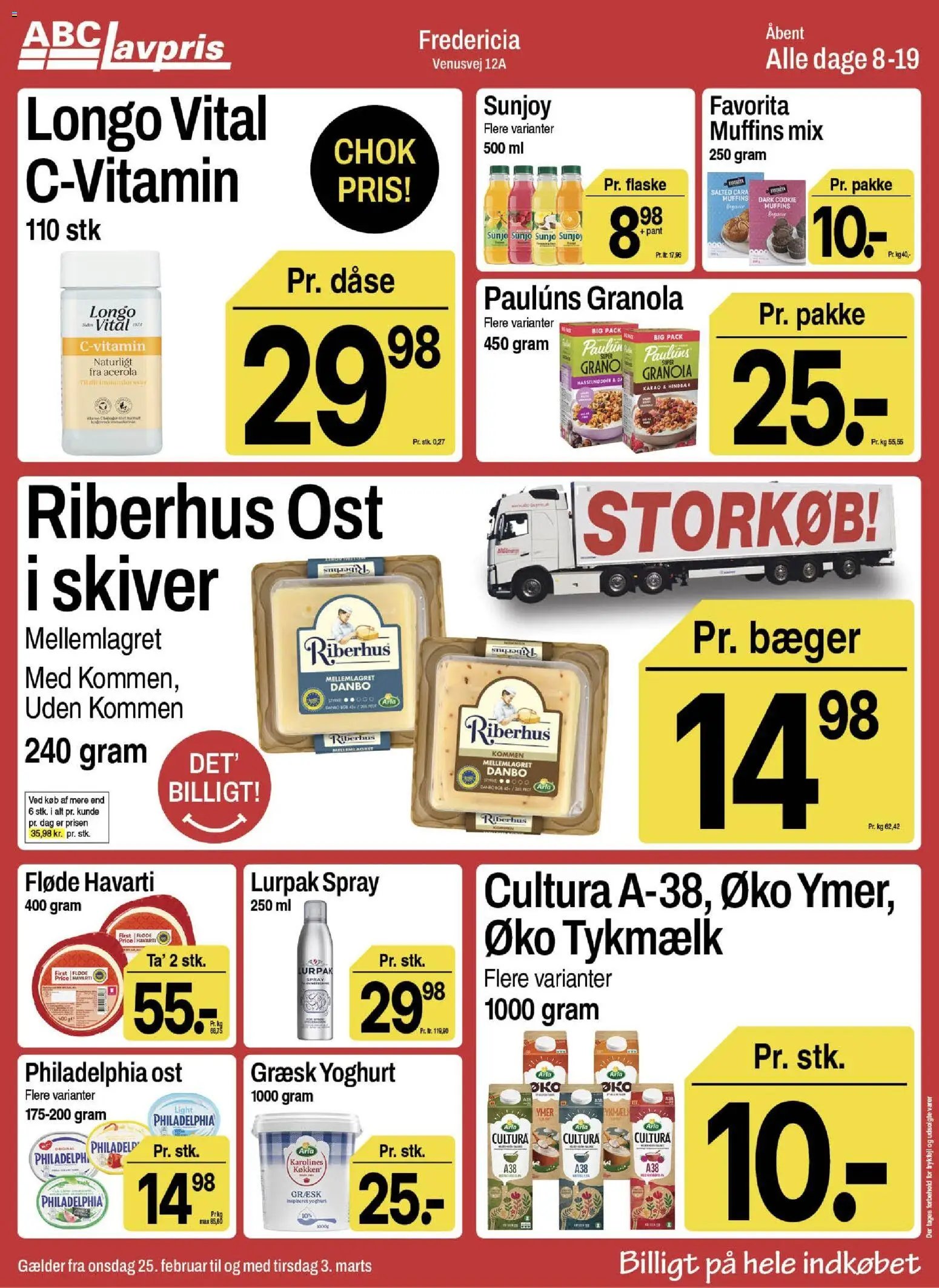 Abc Lavpris tilbudsavis fra 25/02/2026 Fredericia