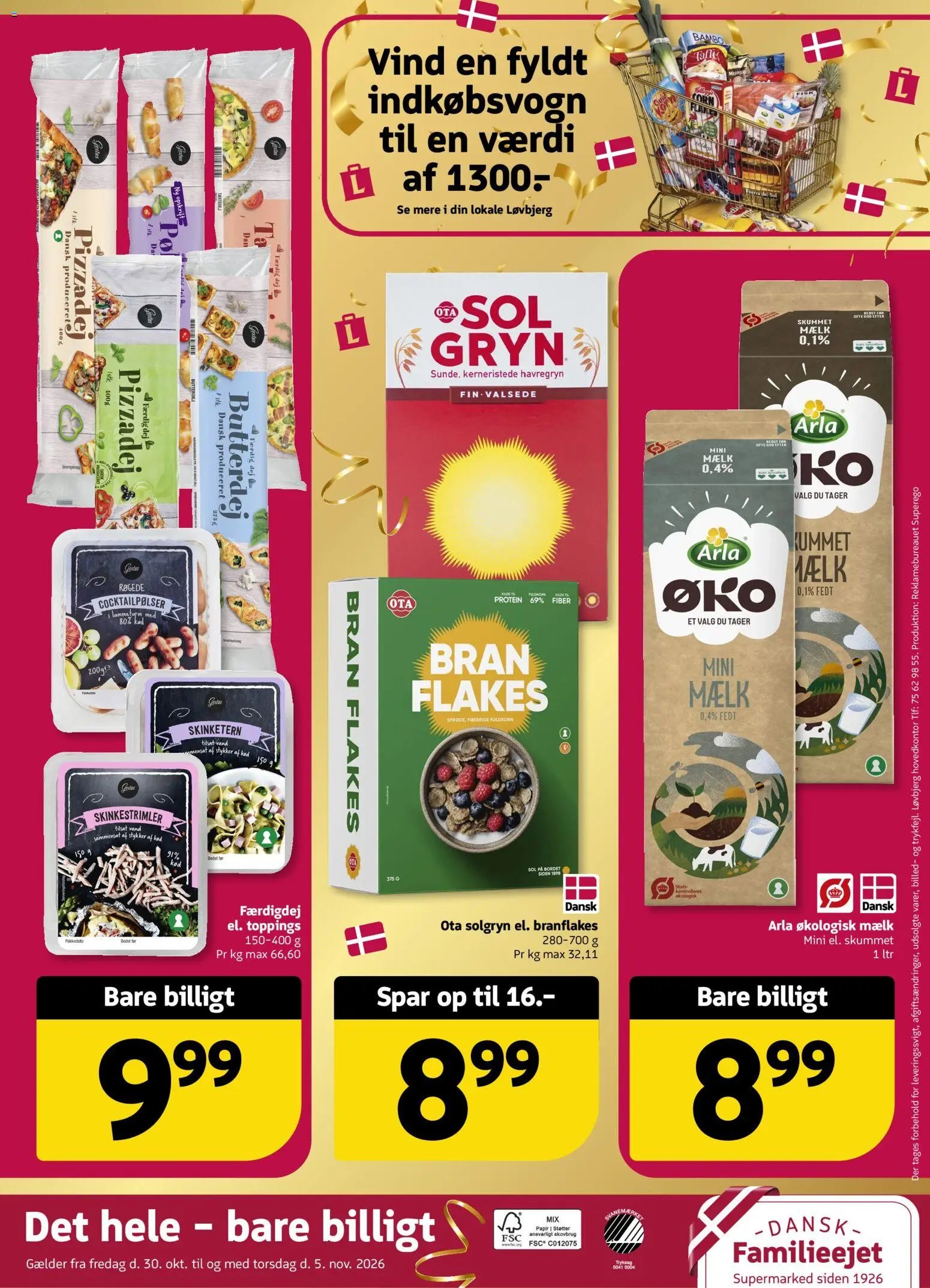 Nye Løvbjerg tilbud fra 30/10/2026