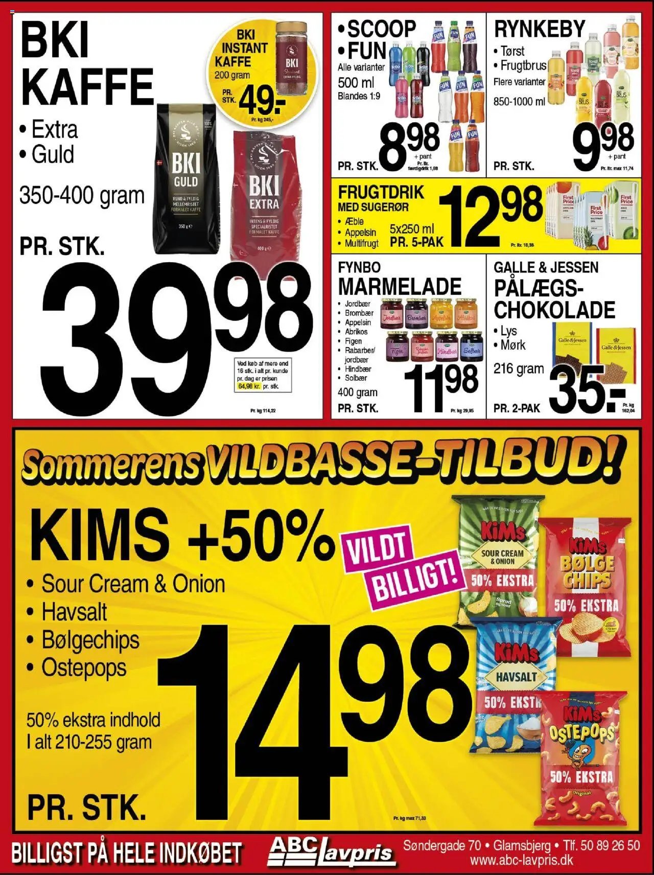 Abc Lavpris tilbudsavis fra 30/07/2026 Glamsbjerg